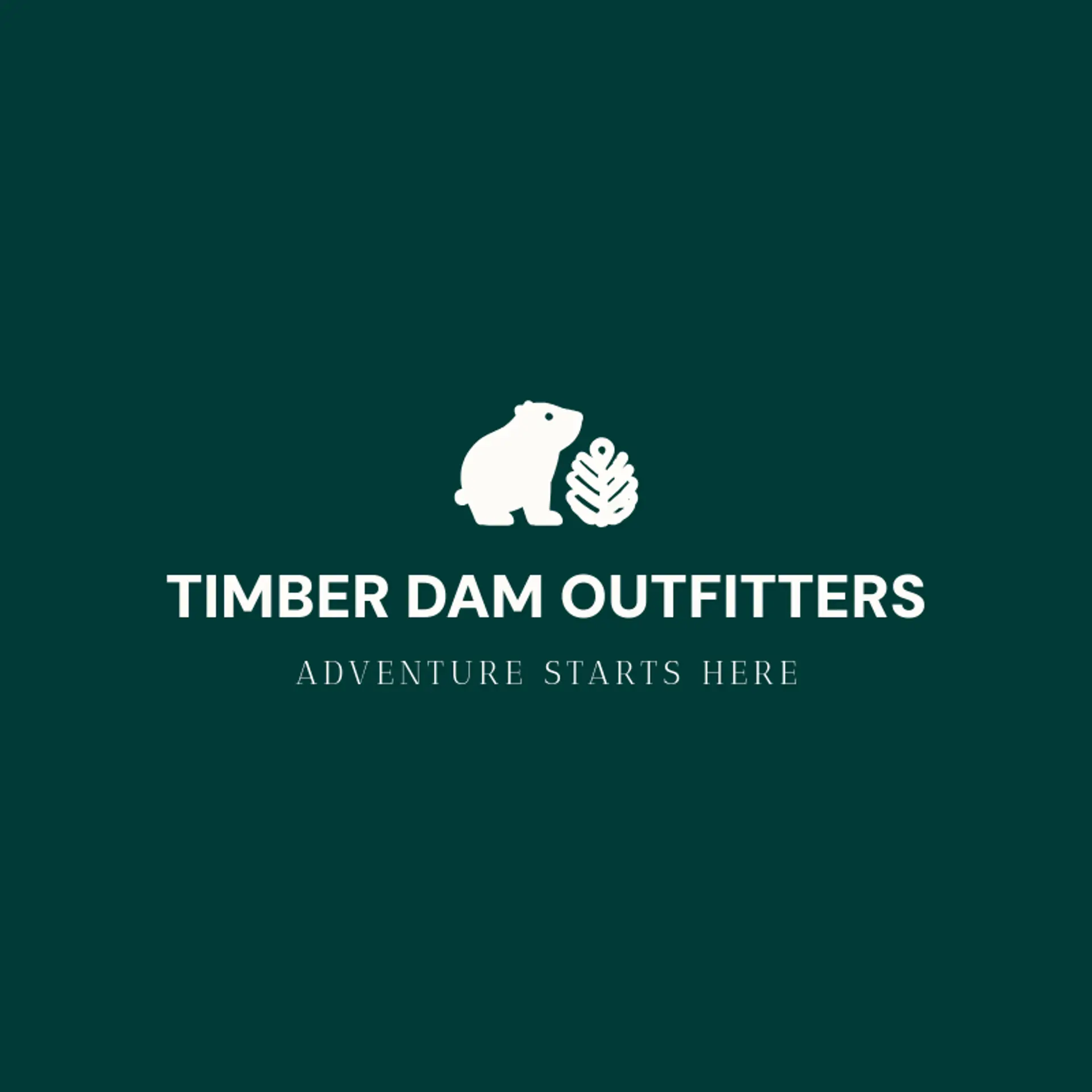 Timber Dam Outfitters logo for beaver