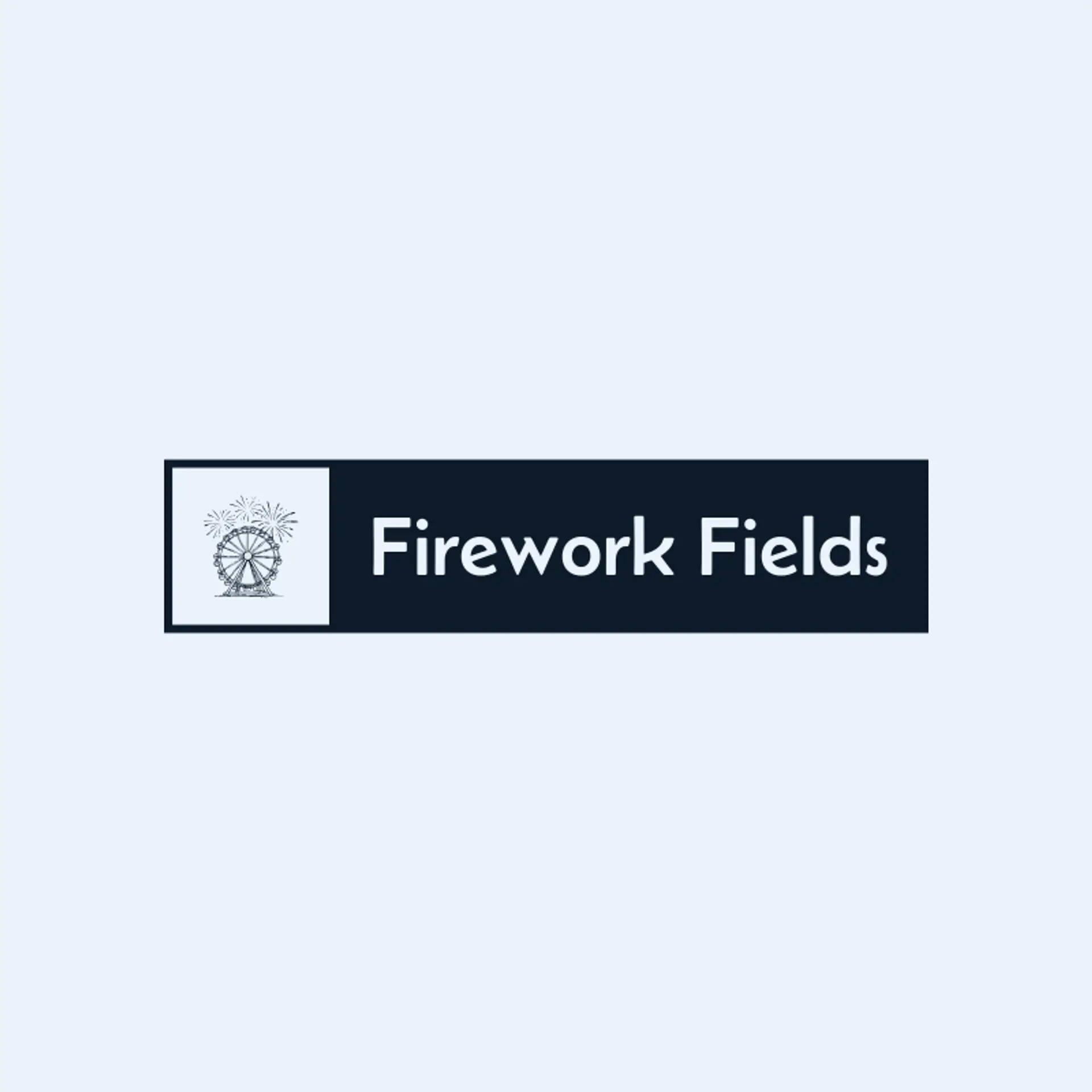 Firework Fields logo for amusement park