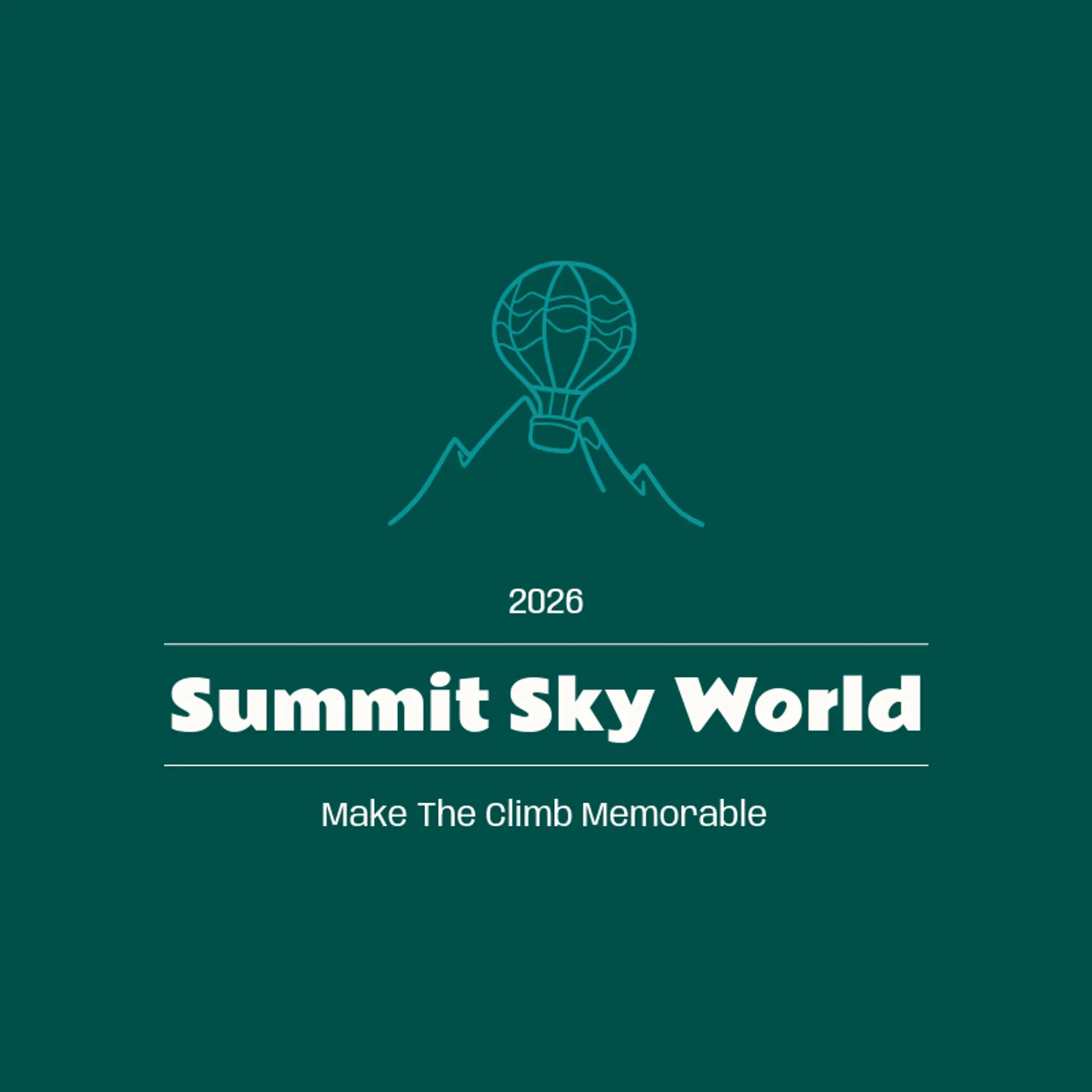 Summit Sky World logo for theme park