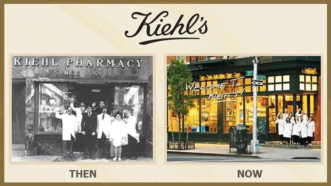 Kiehl's then and now | Source