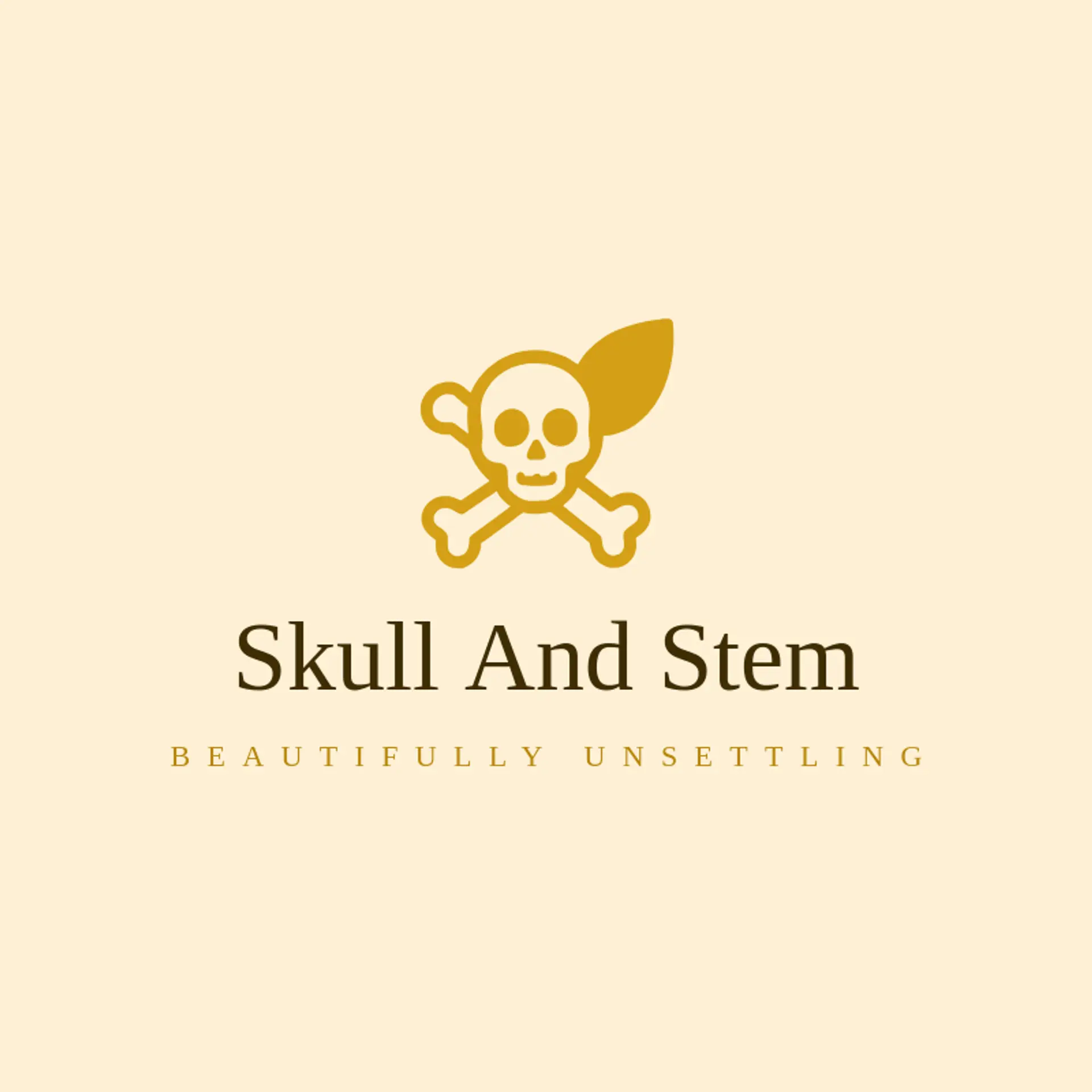 Skull And Stem logo for poison