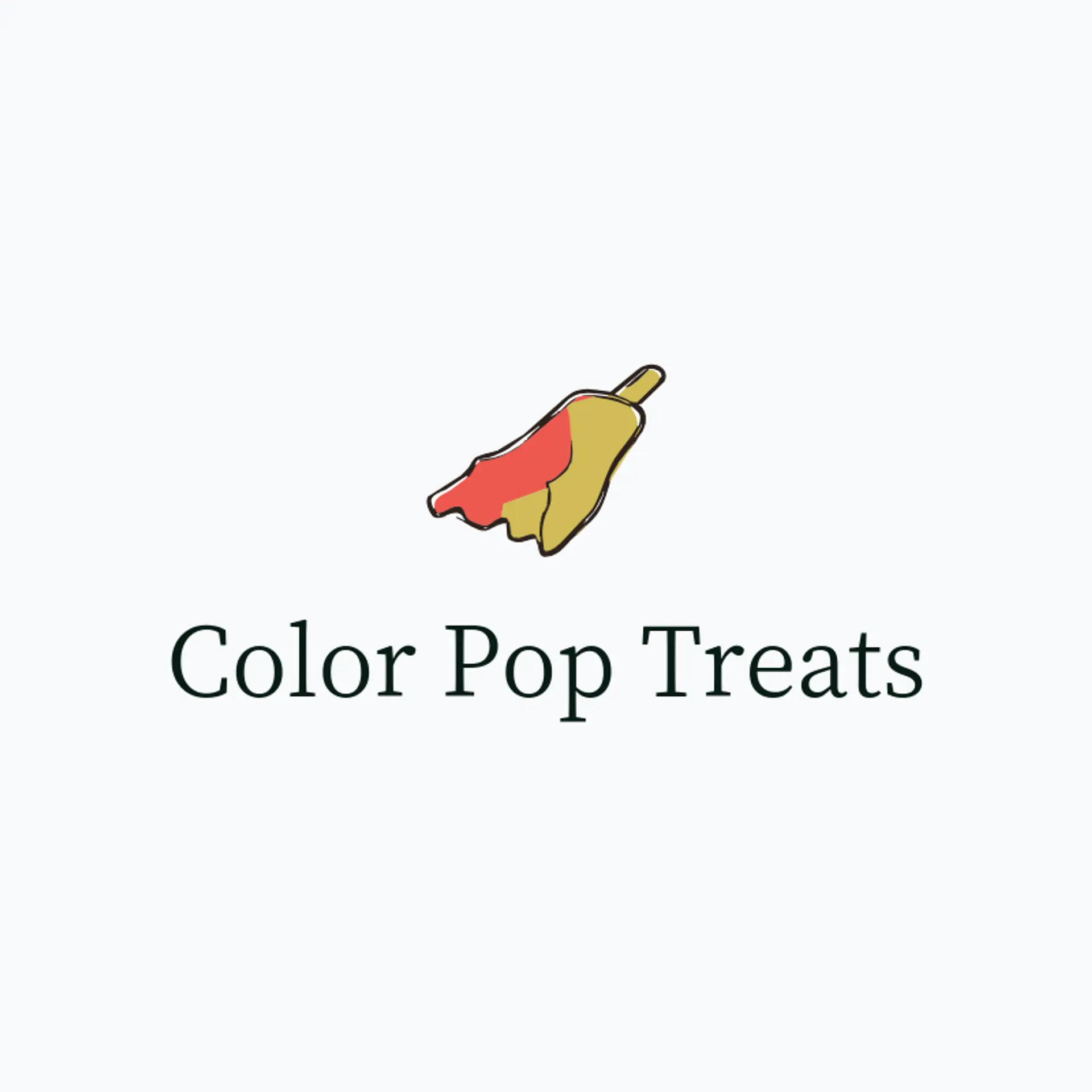 Color Pop Treats logo for popsicle