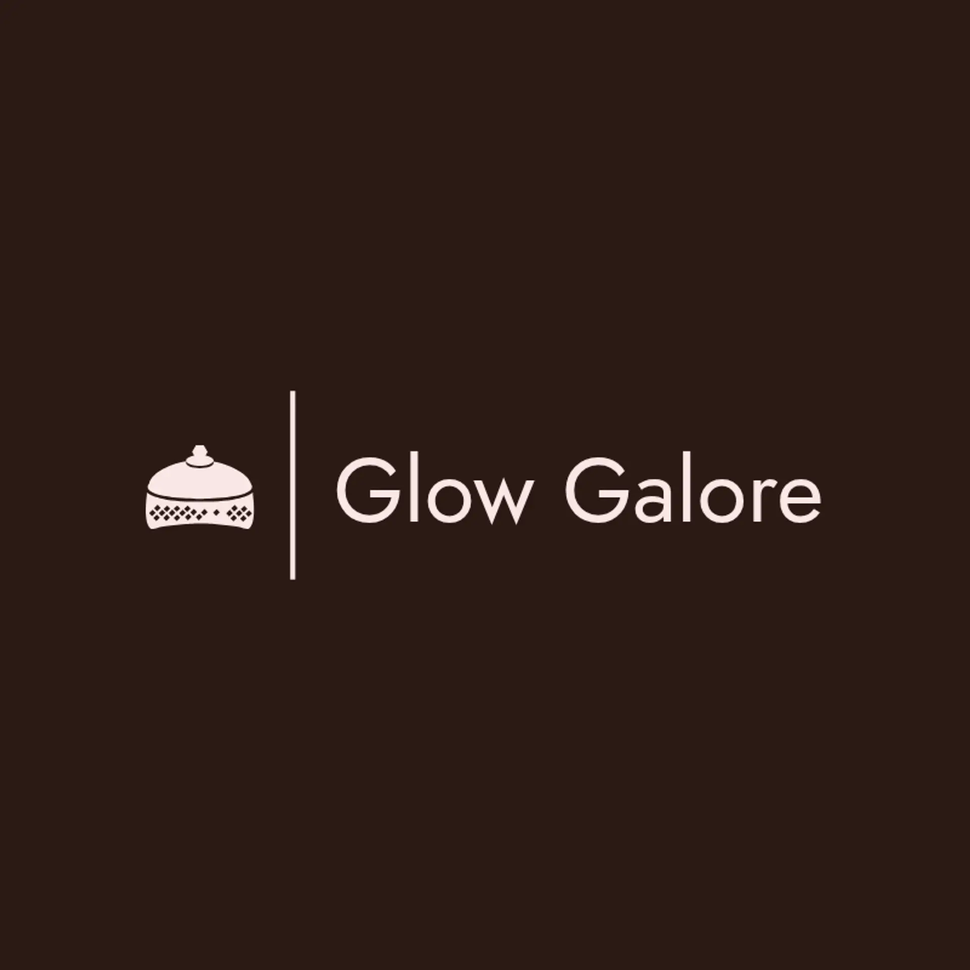 Glow Galore logo for beauty spa