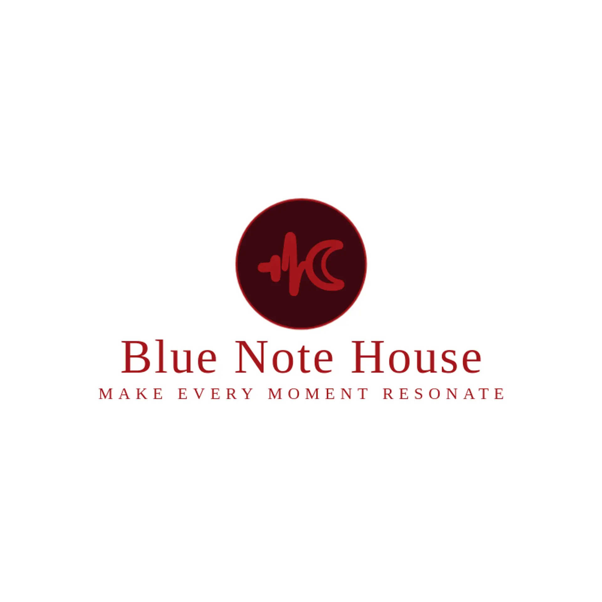 Blue Note House logo for sound wave
