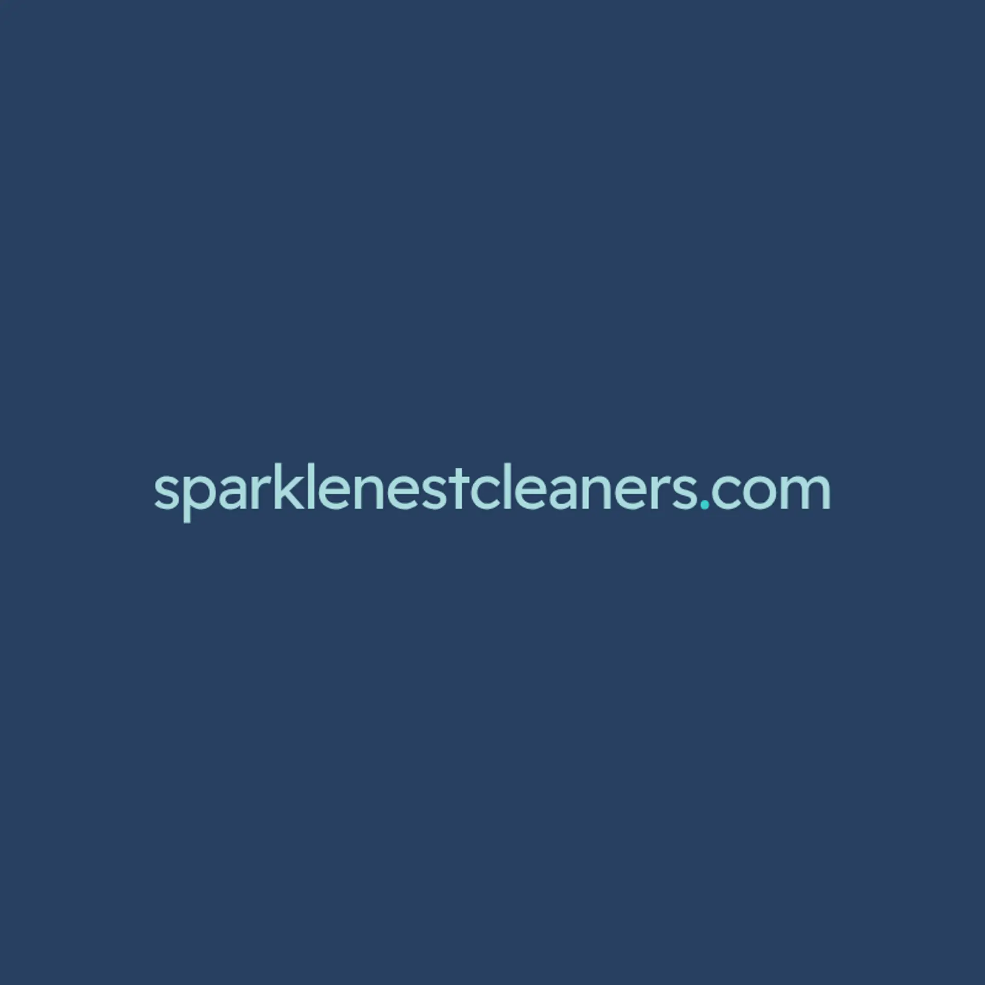 SparkleNest Cleaners logo for house cleaning