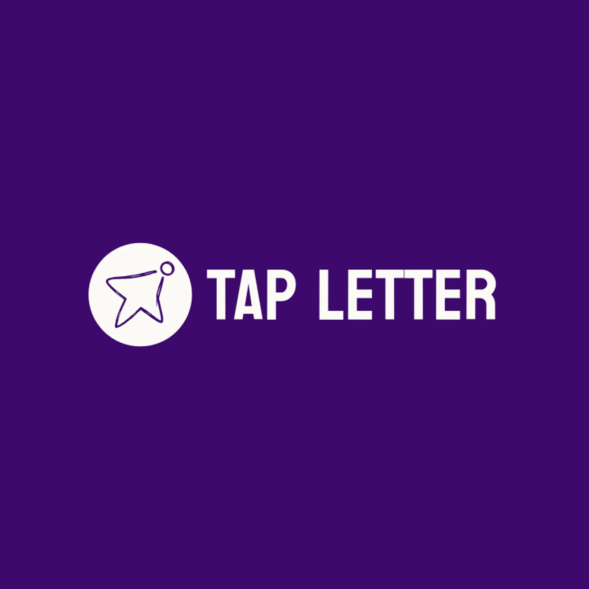 Tap Letter logo for email