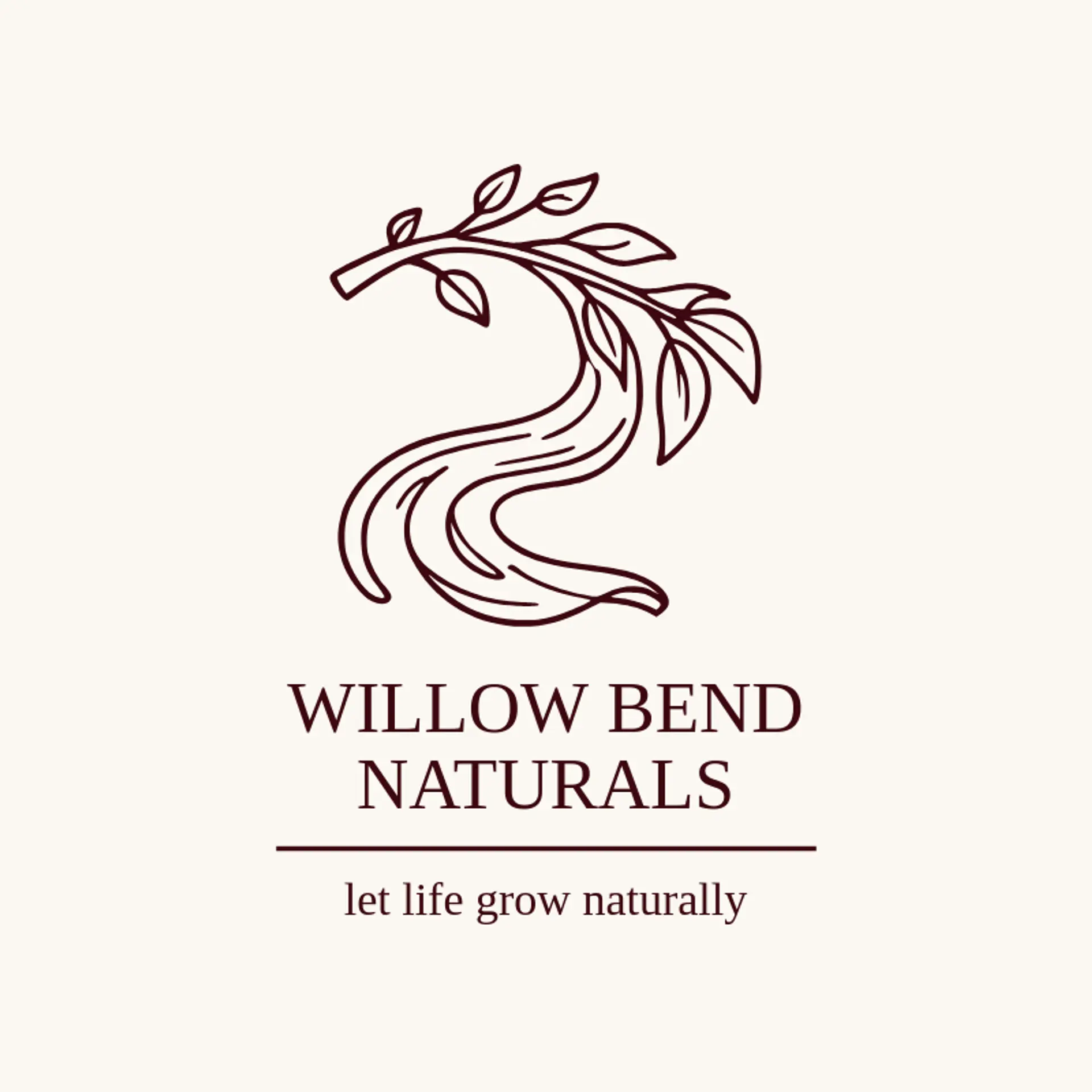 Willow Bend Naturals logo for natural