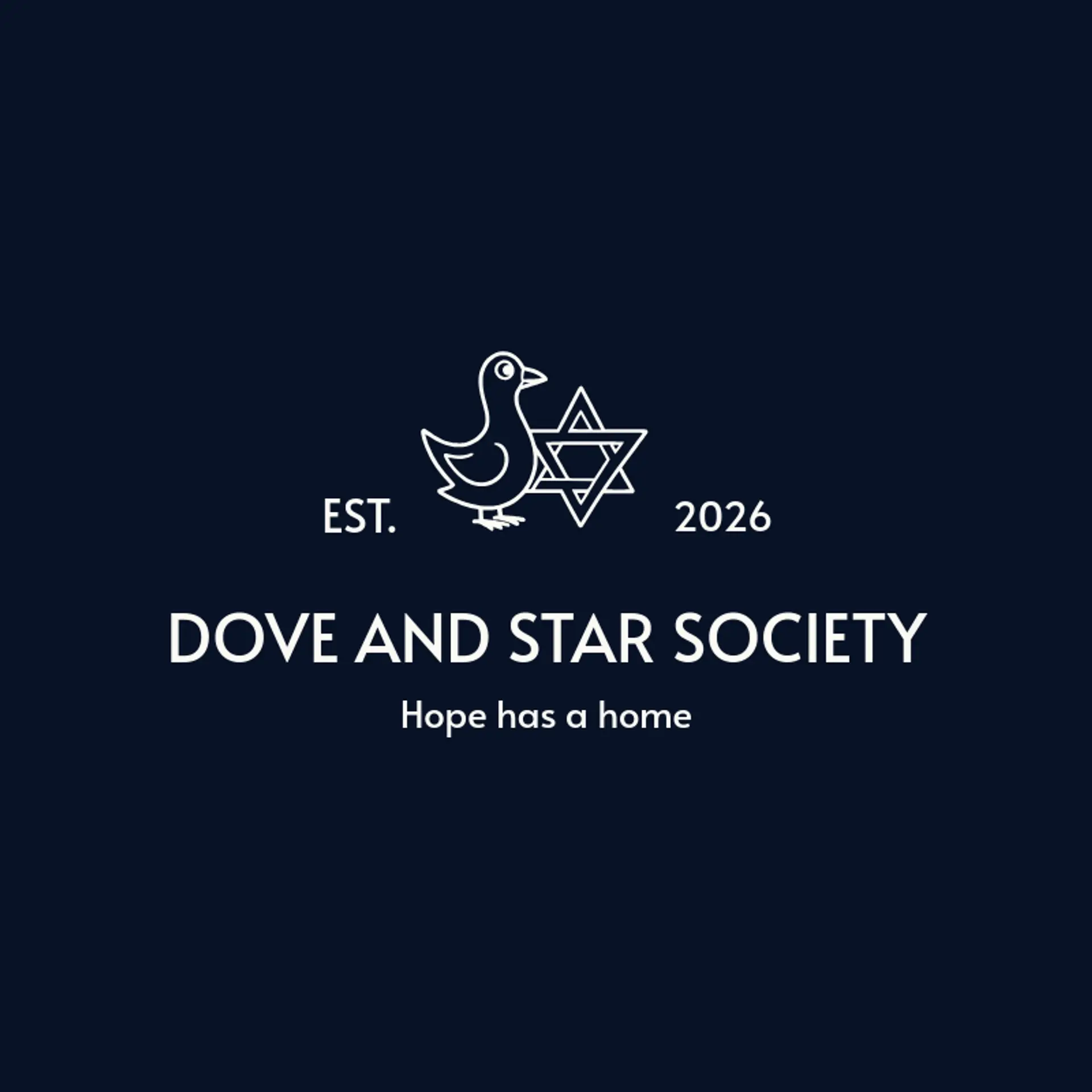 Dove and Star Society logo for jewish