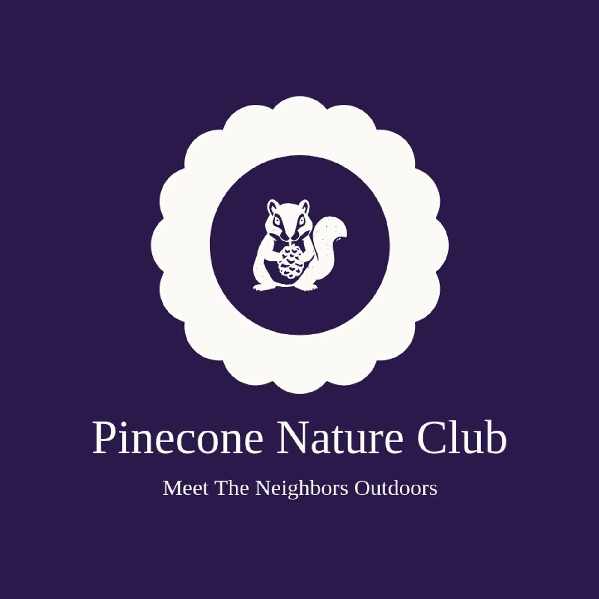 Pinecone Nature Club logo for wildlife