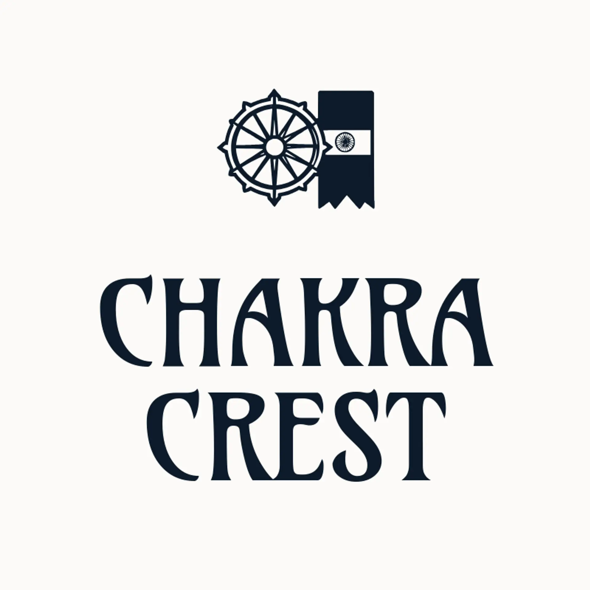 Chakra Crest logo for indian flag