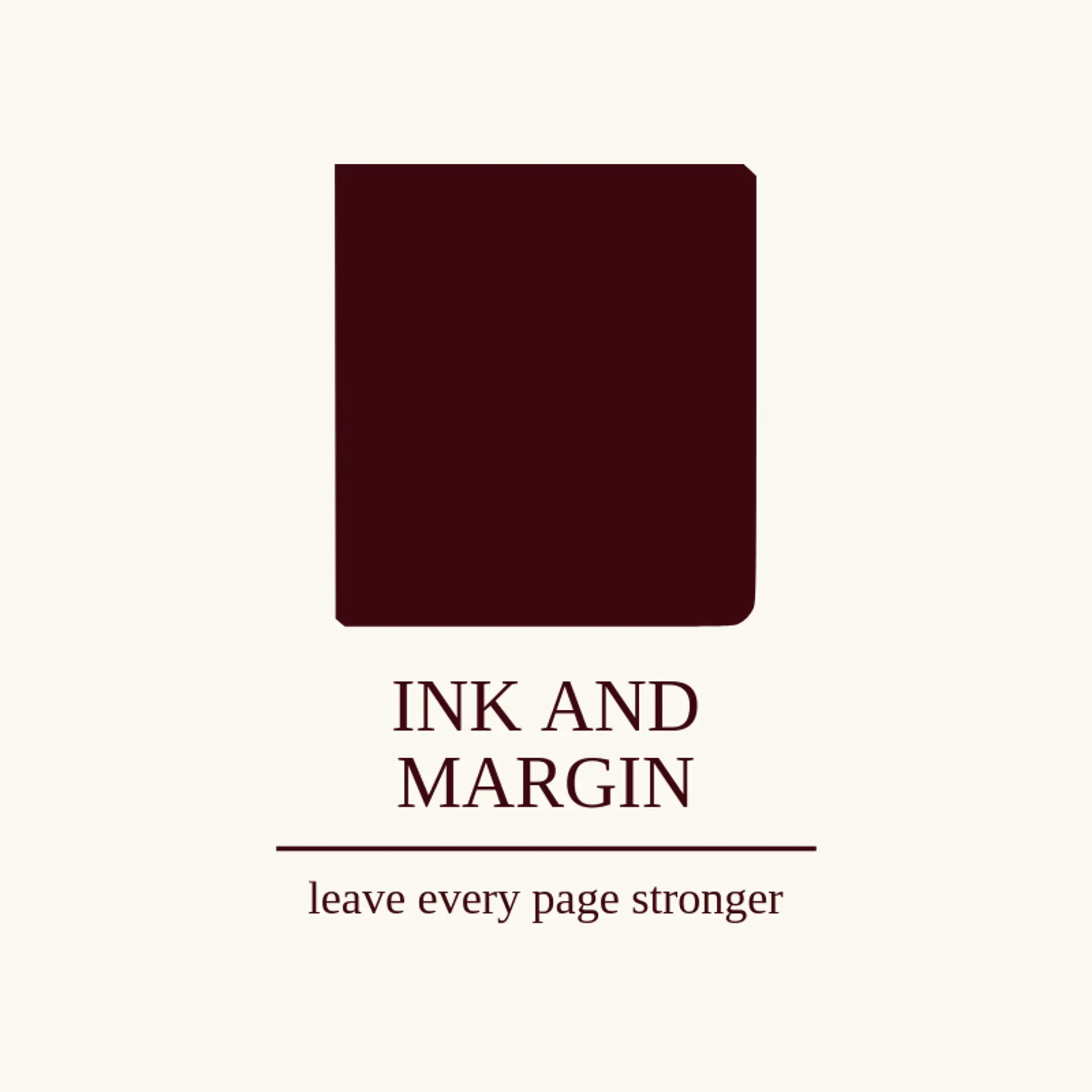 Ink and Margin logo for editor