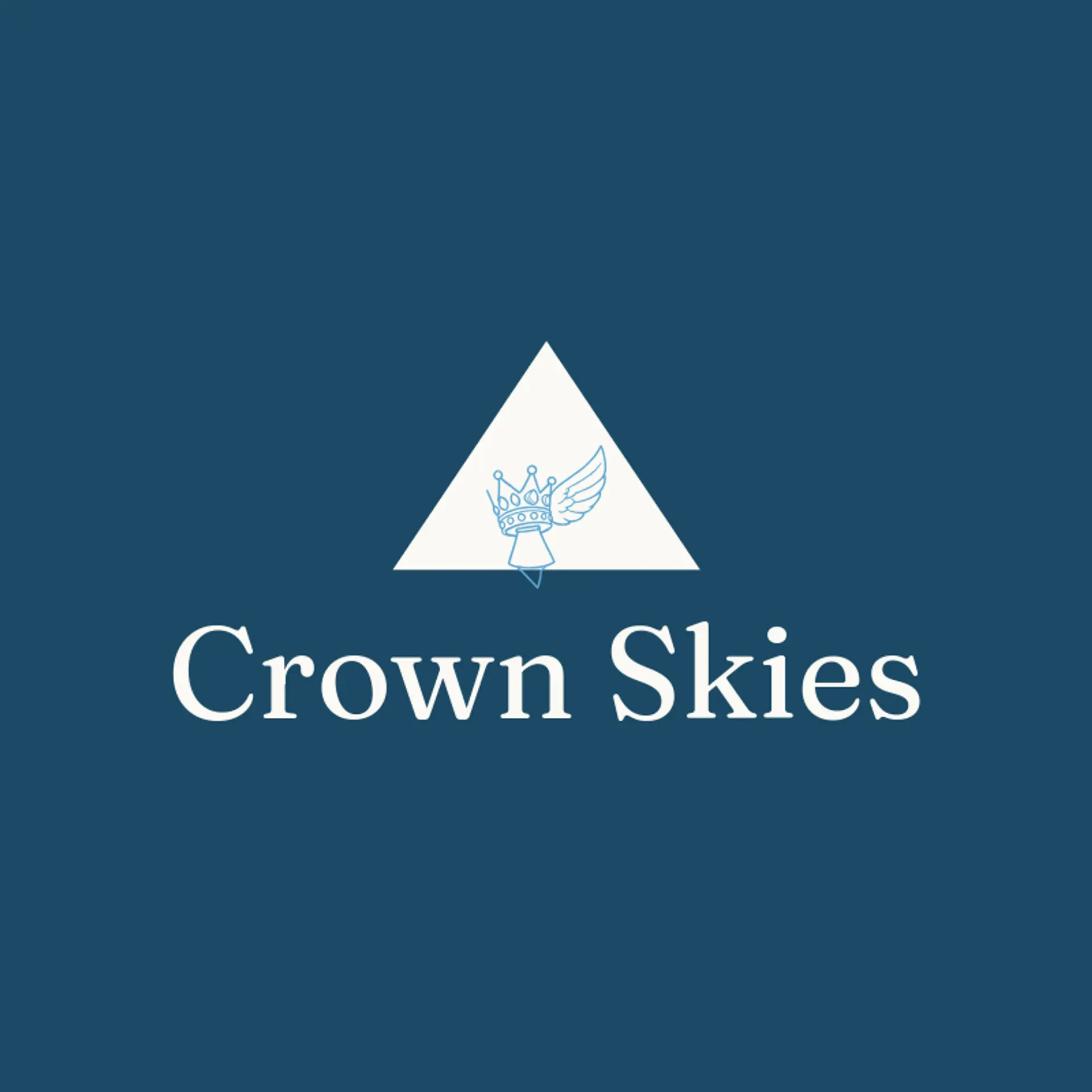 Crown Skies logo for airline