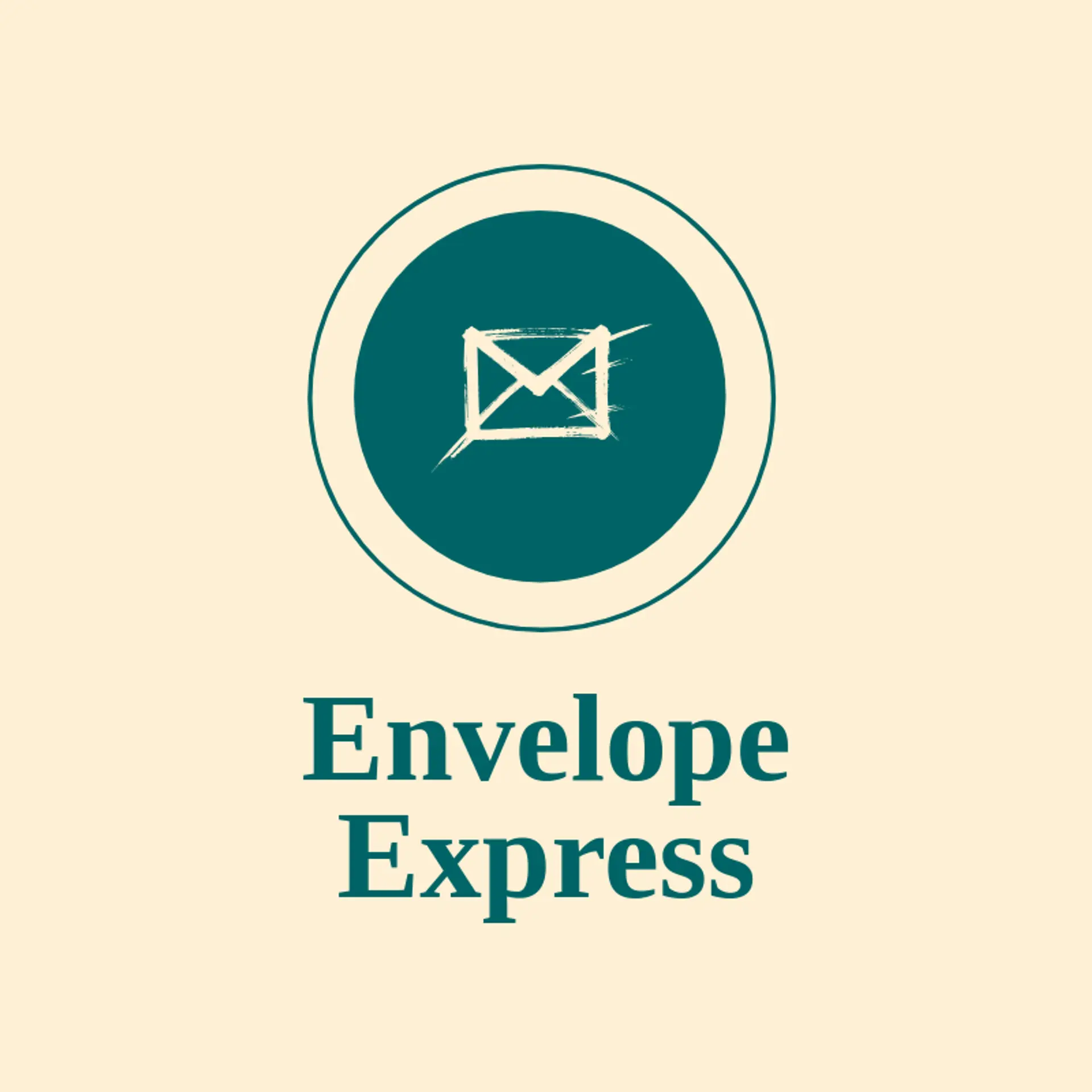 Envelope Express logo for message