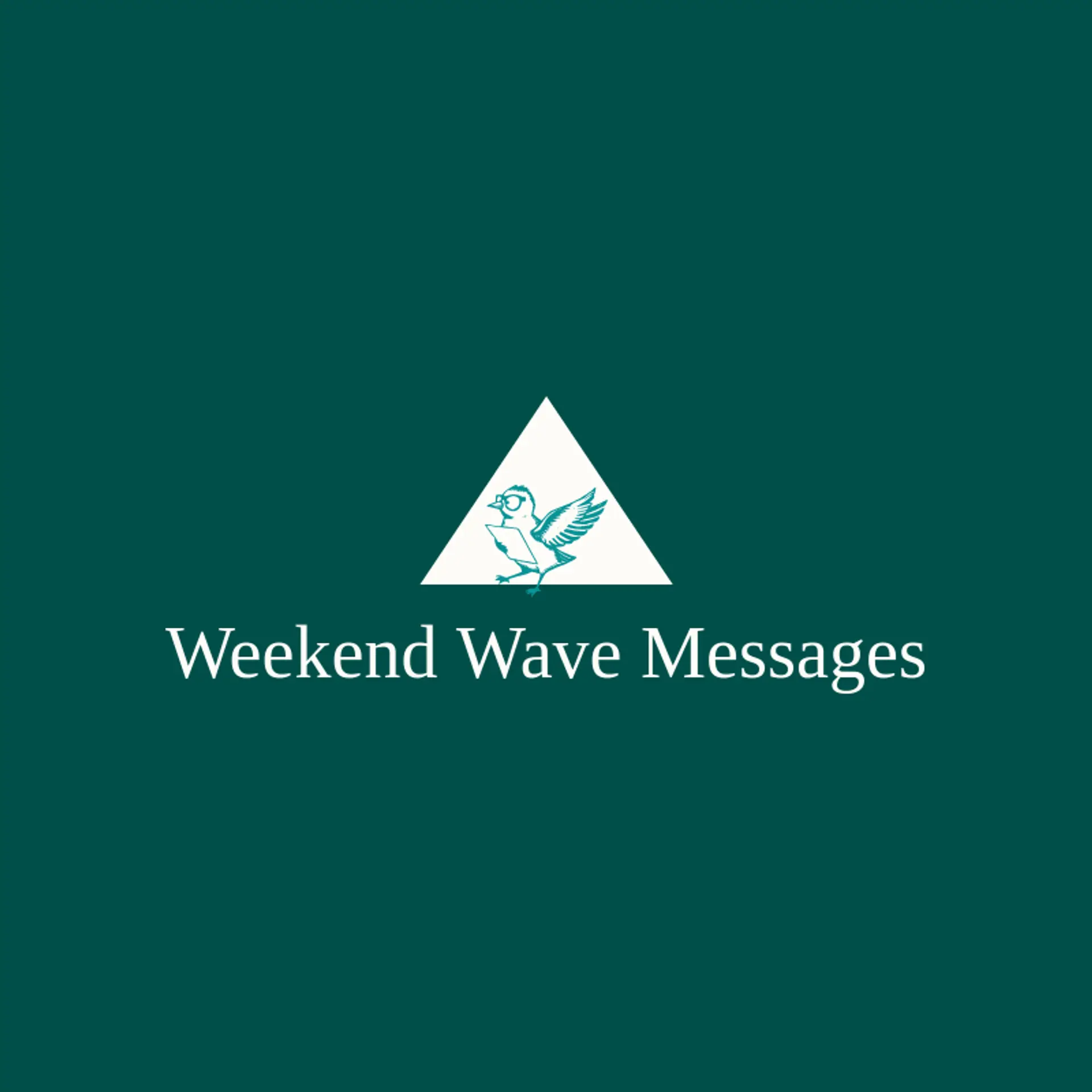 Weekend Wave Messages logo for messenger