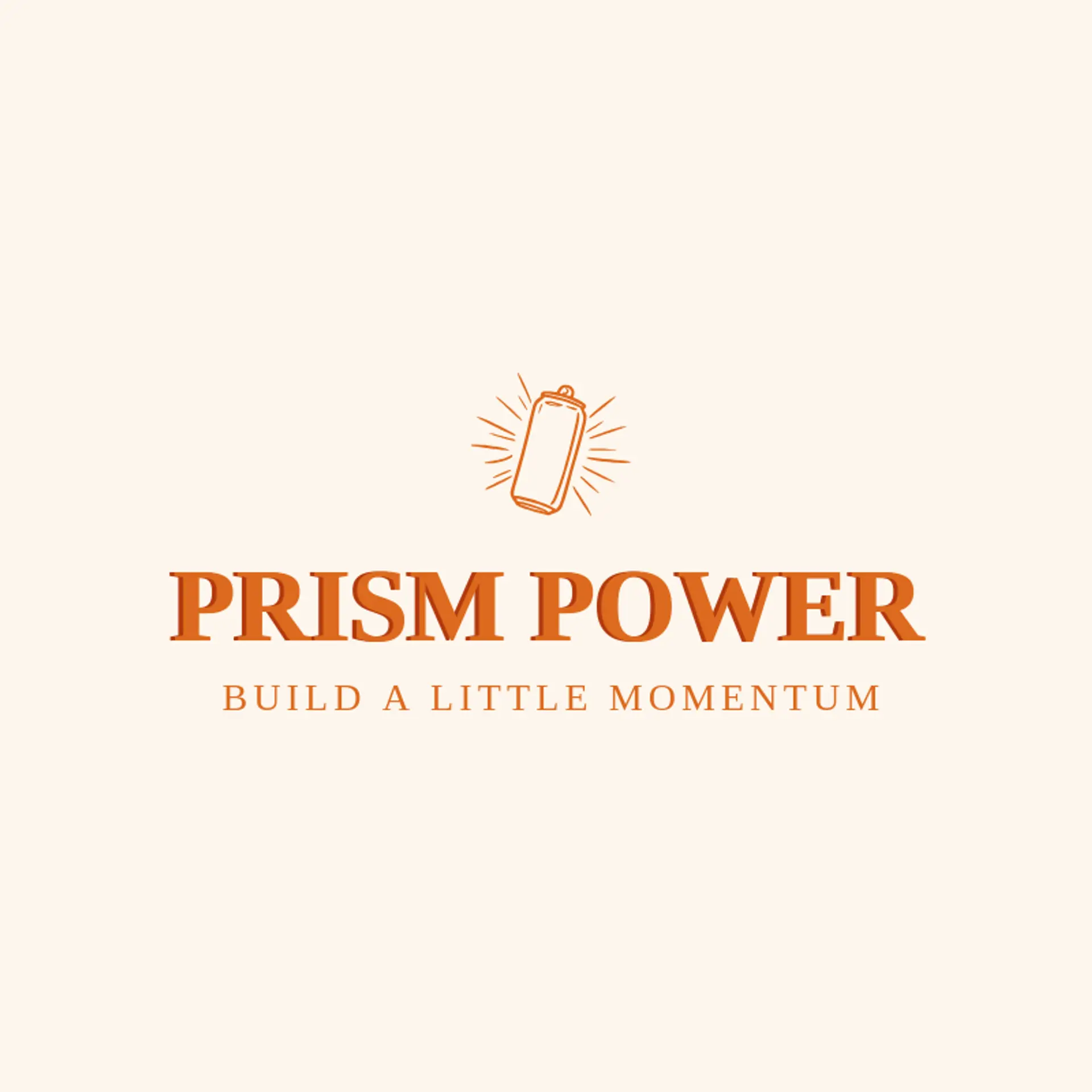 Prism Power logo for energy drink