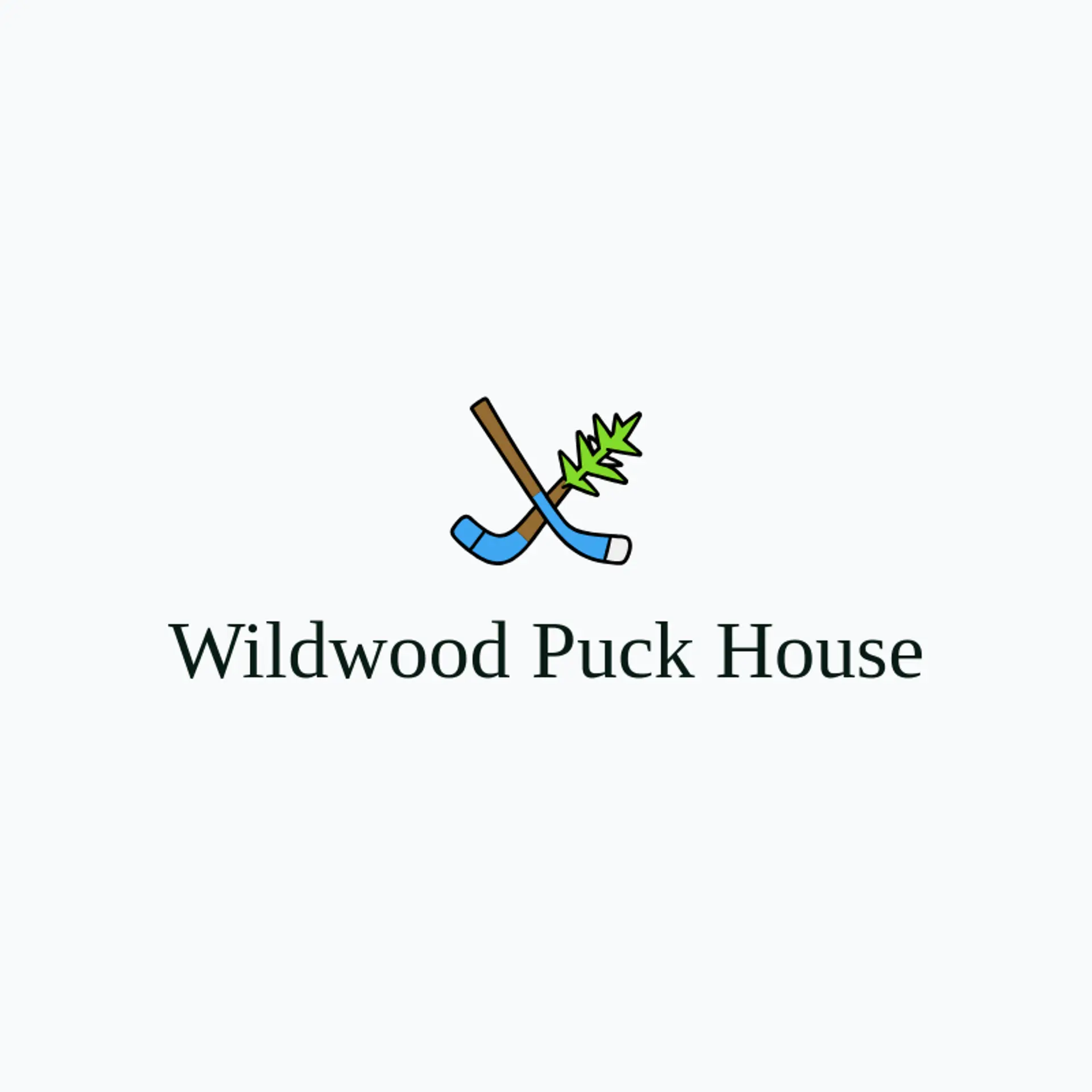 Wildwood Puck House logo for hockey stick