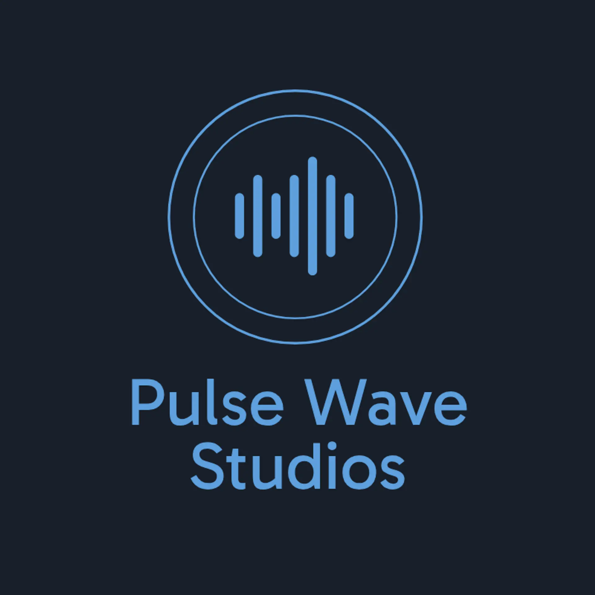 Pulse Wave Studios logo for music production
