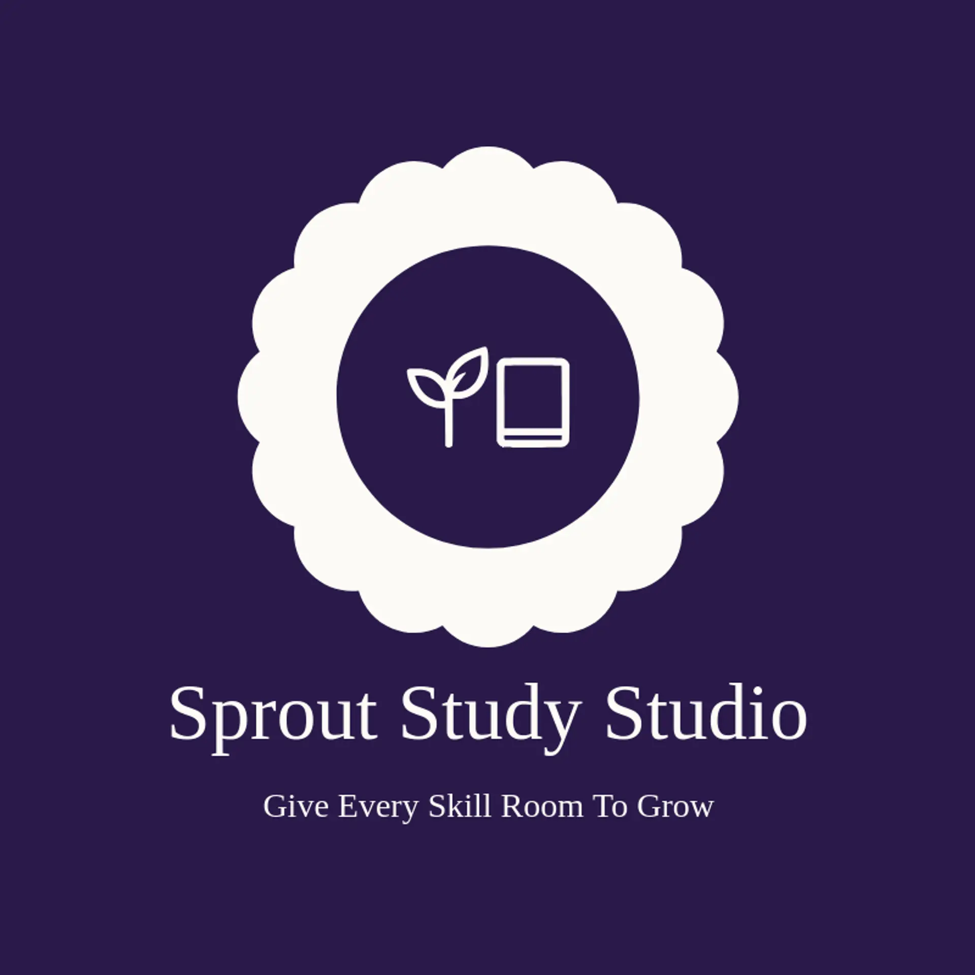Sprout Study Studio logo for tutoring