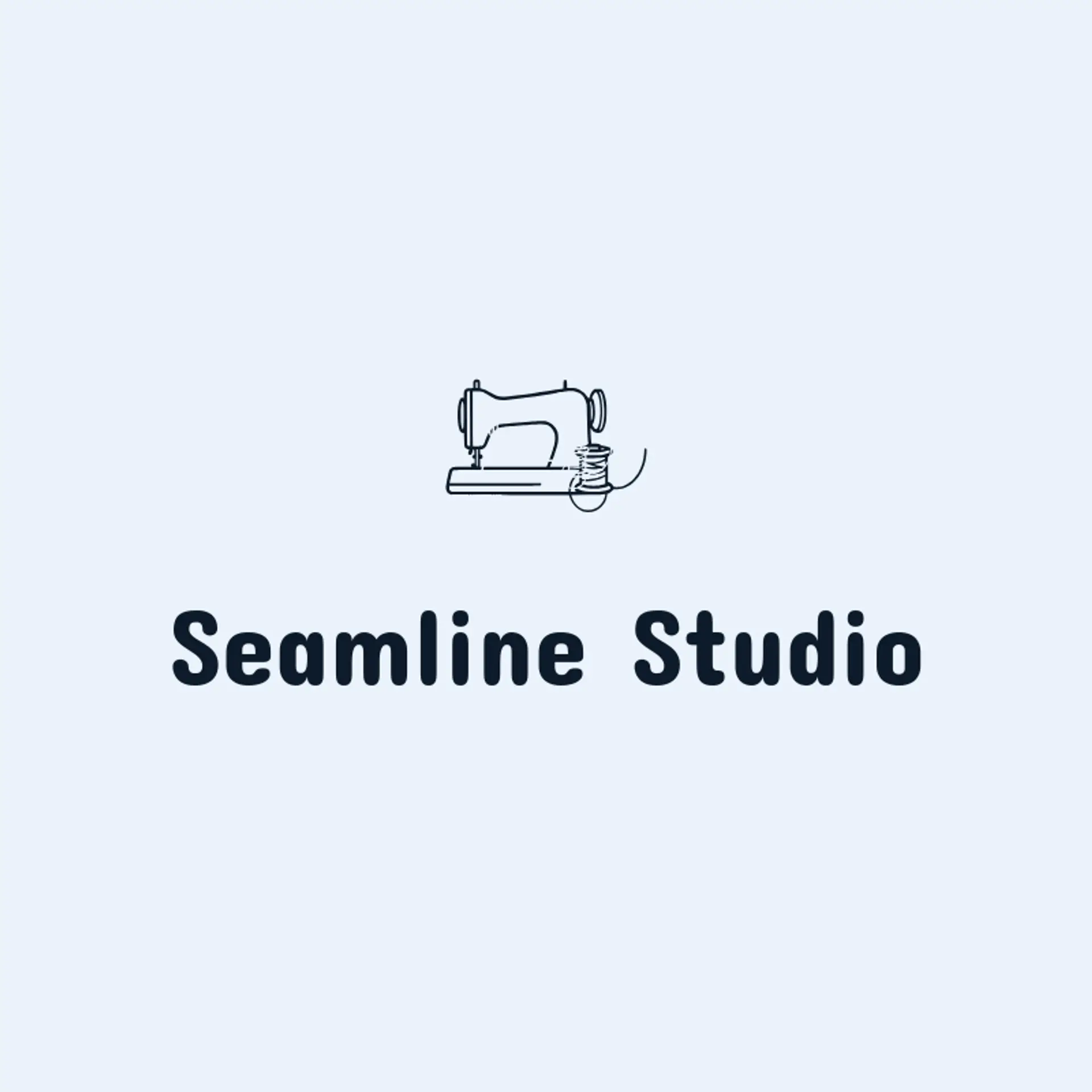 Seamline Studio logo for tailor