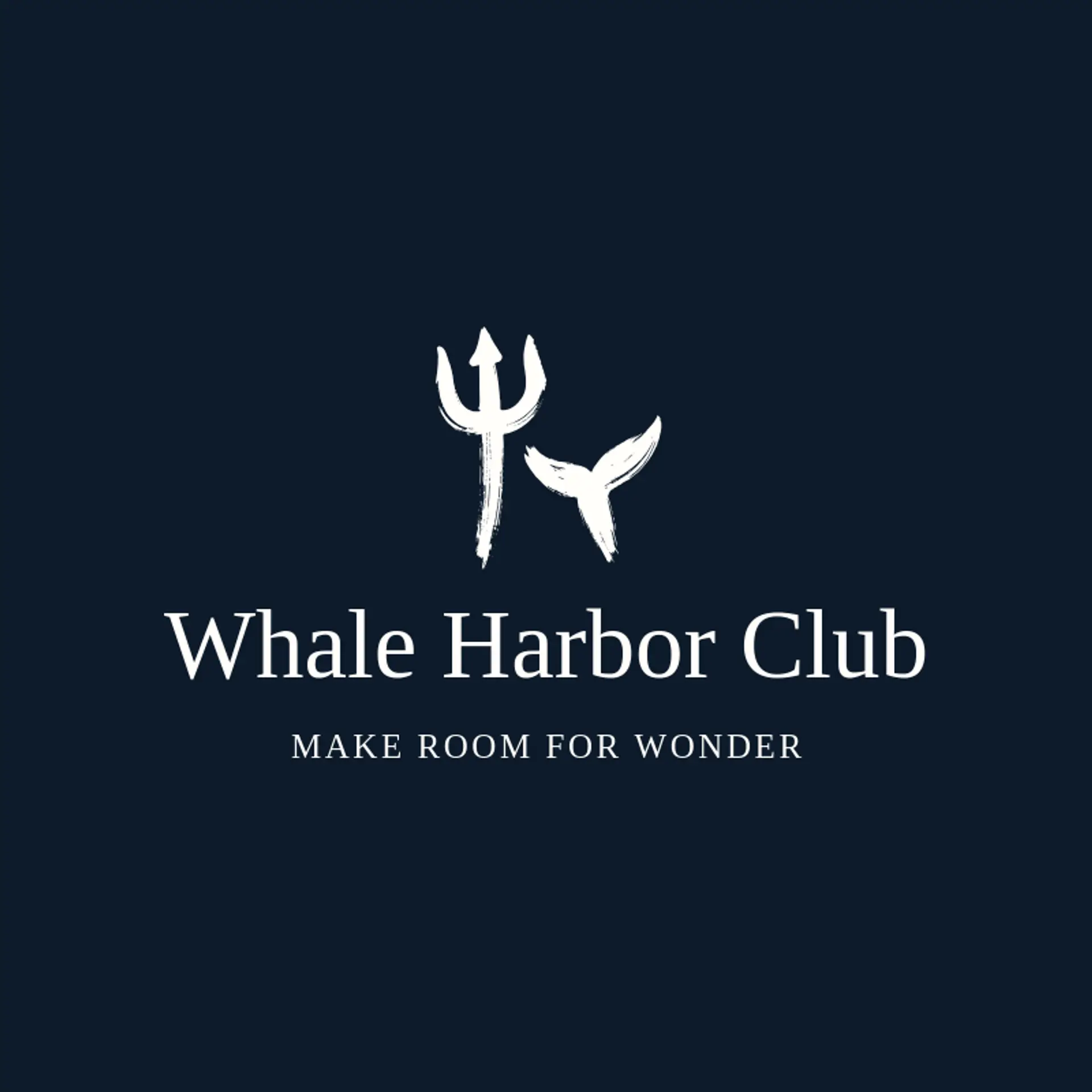 Whale Harbor Club logo for trident