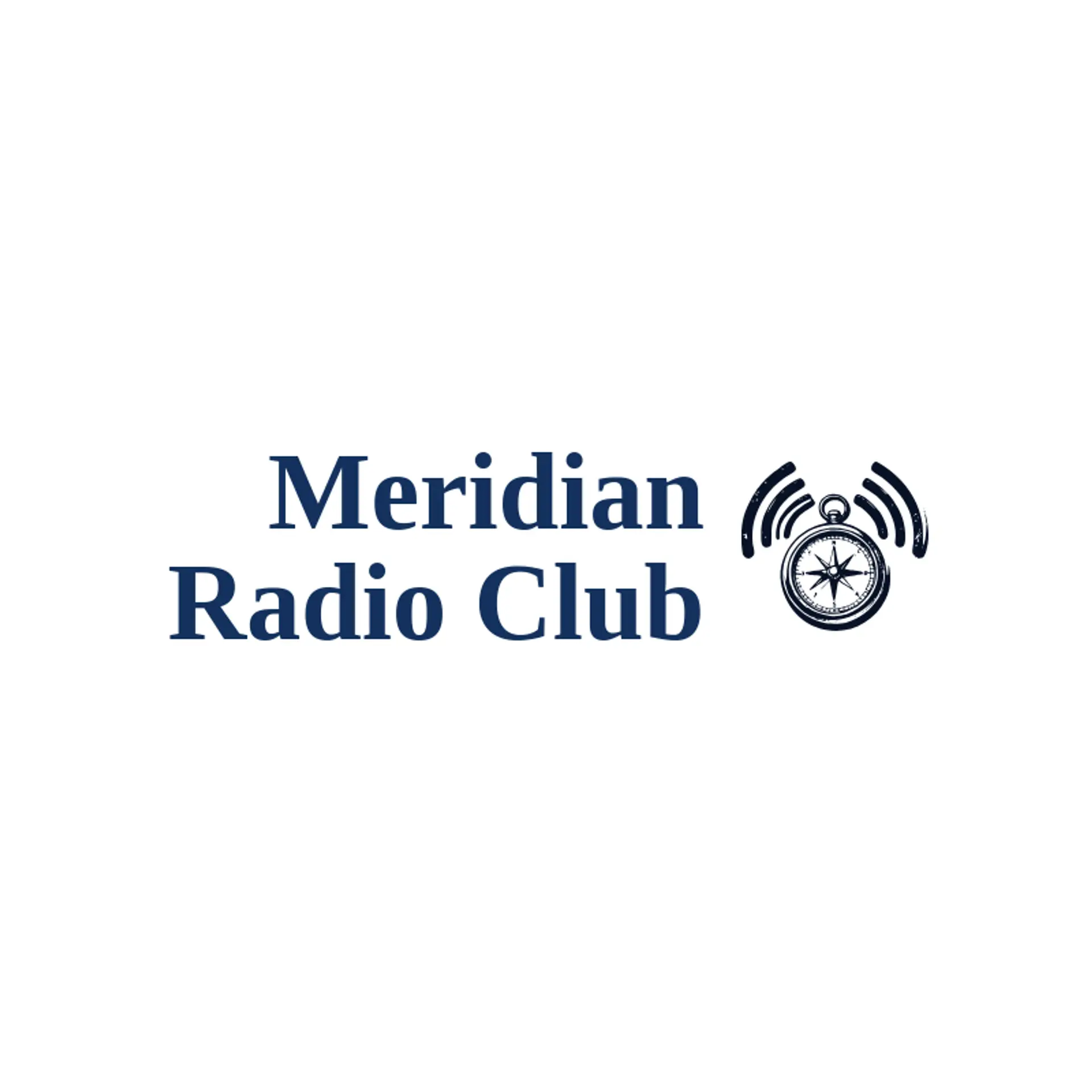 Meridian Radio Club logo for broadcast