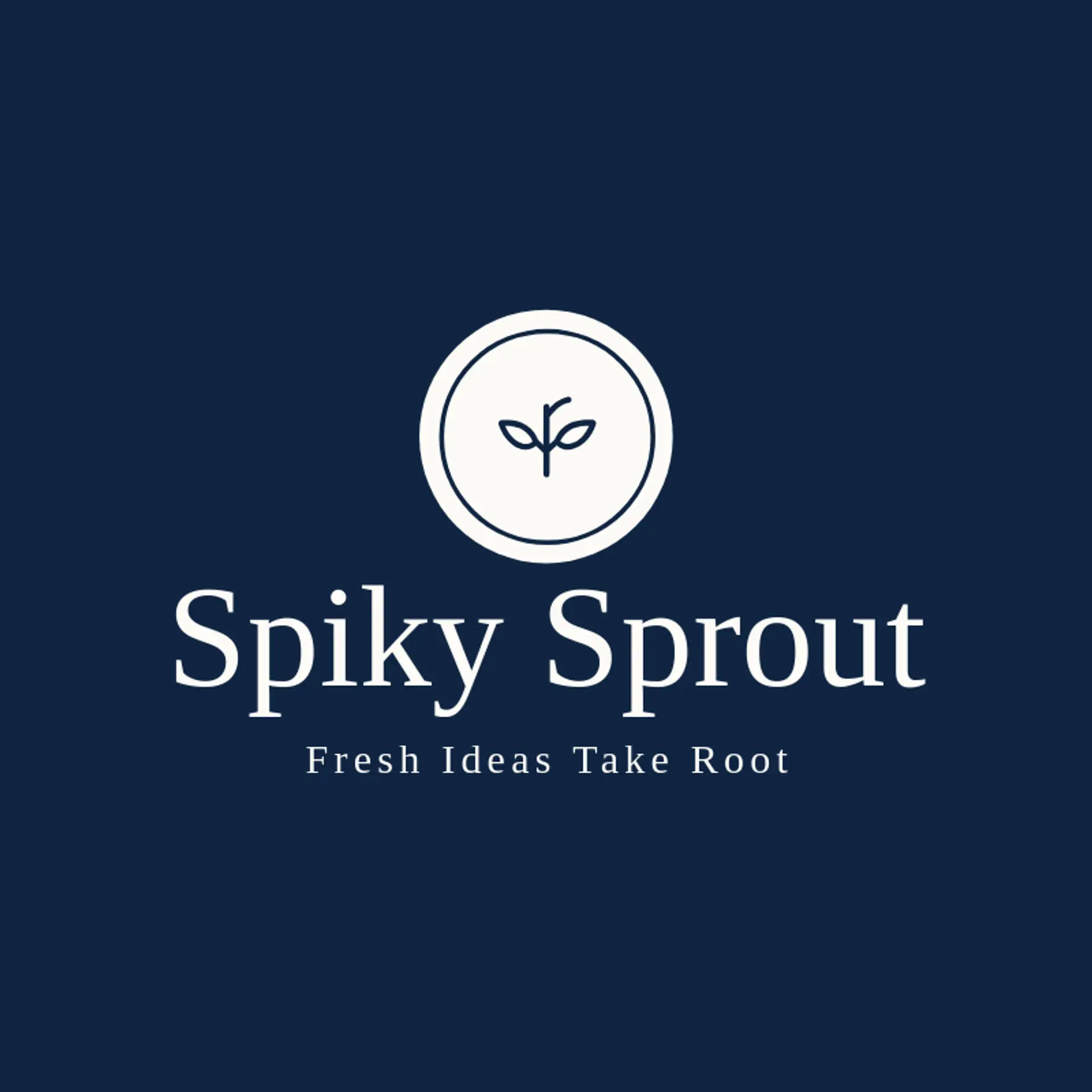 Spiky Sprout logo for prickly