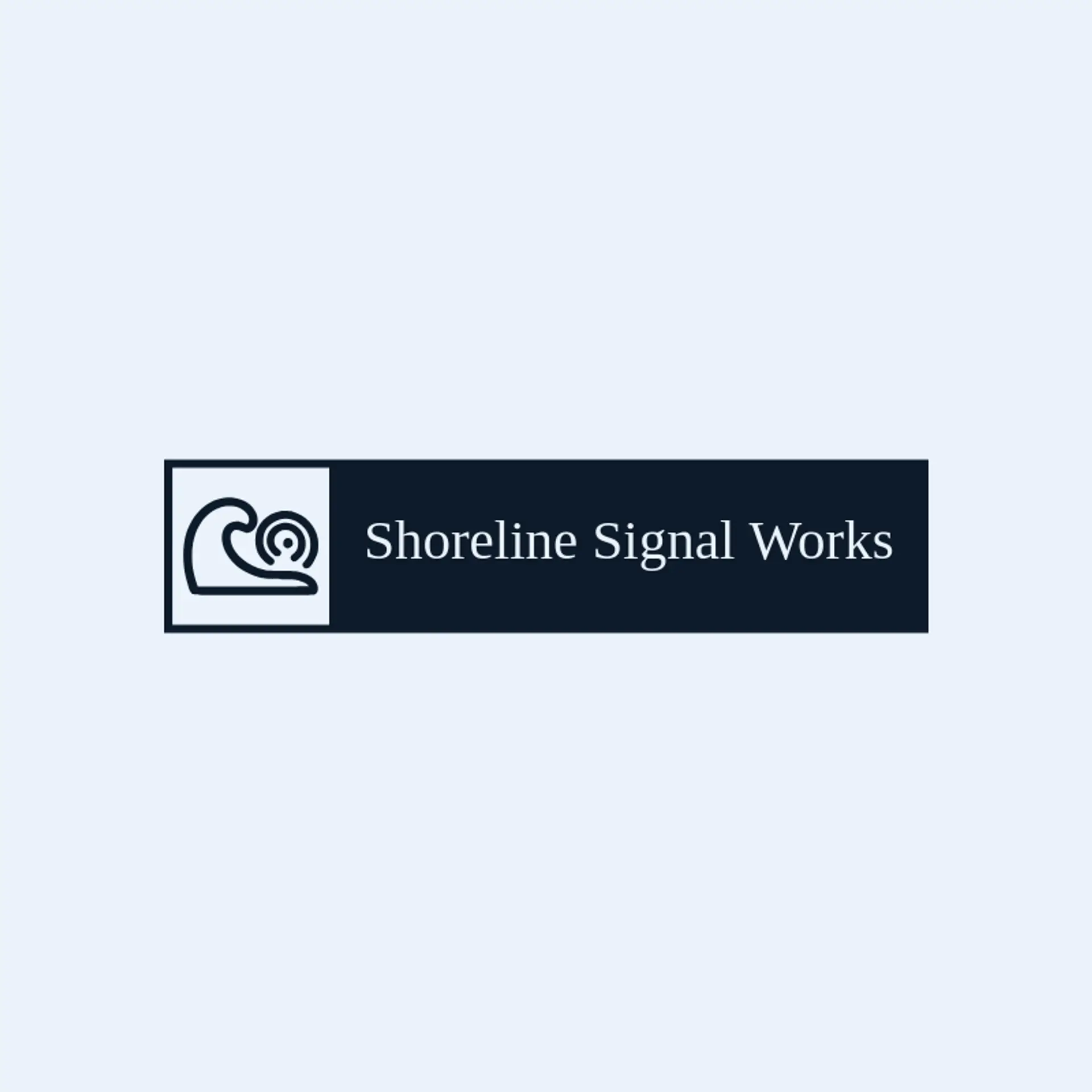 Shoreline Signal Works logo for tsunami