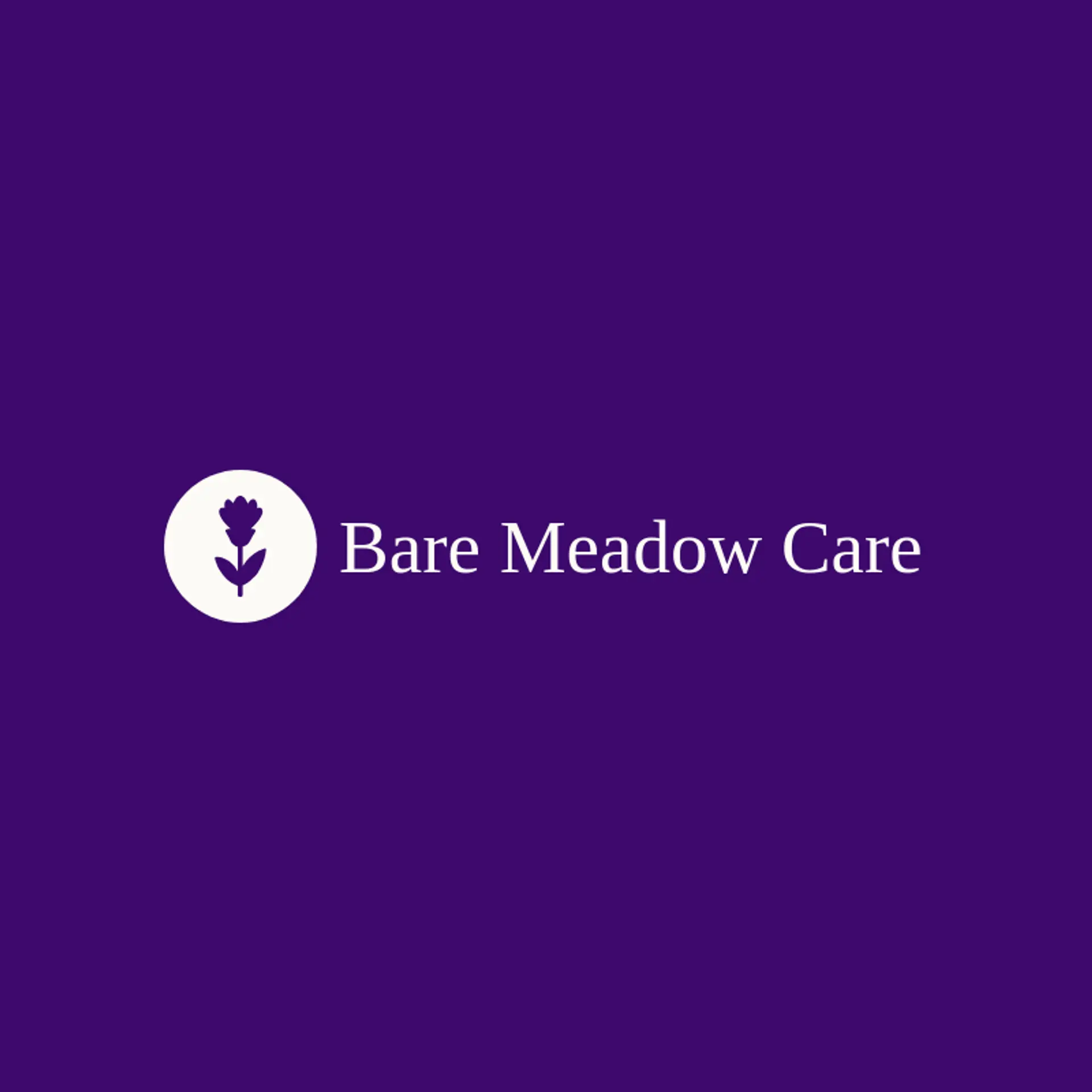 Bare Meadow Care logo for skincare