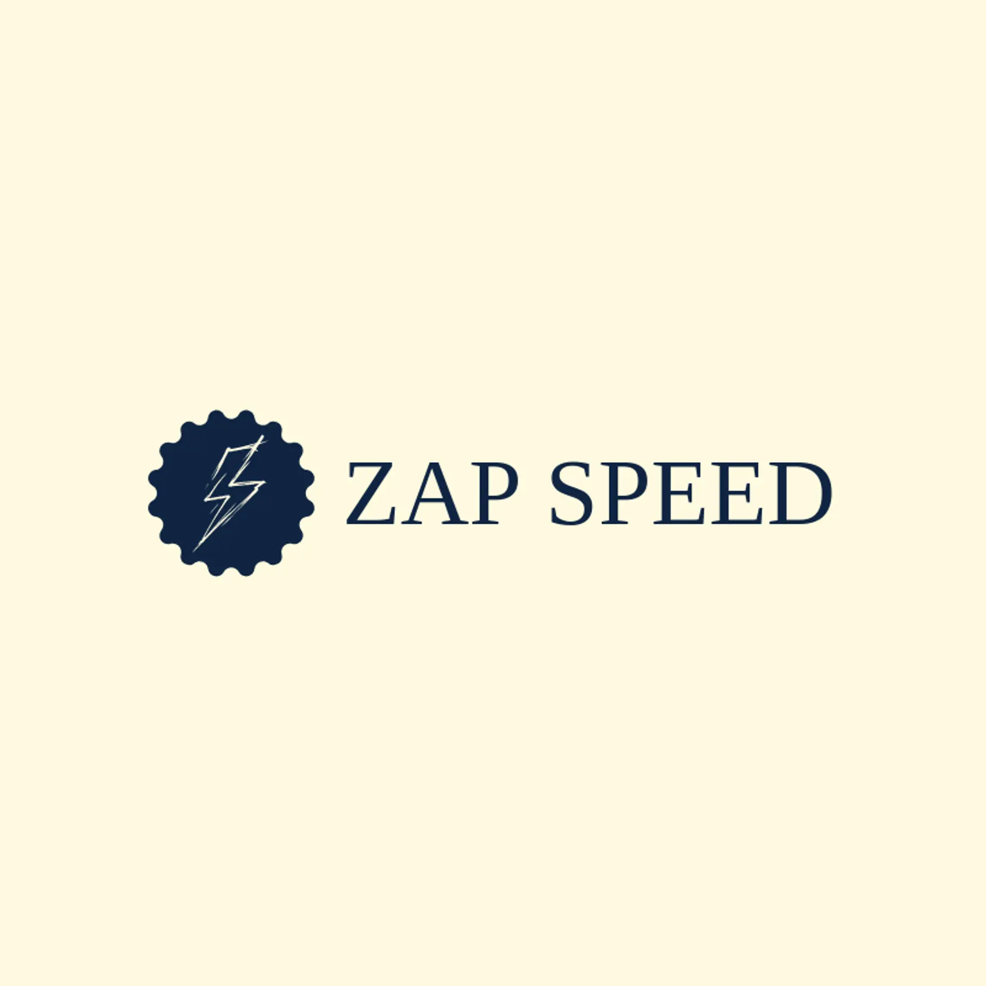 Zap Speed logo for lightning bolt