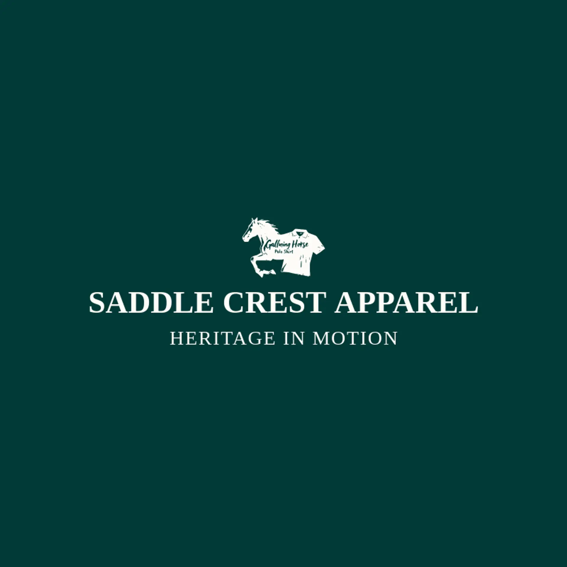 Saddle Crest Apparel logo for polo shirt