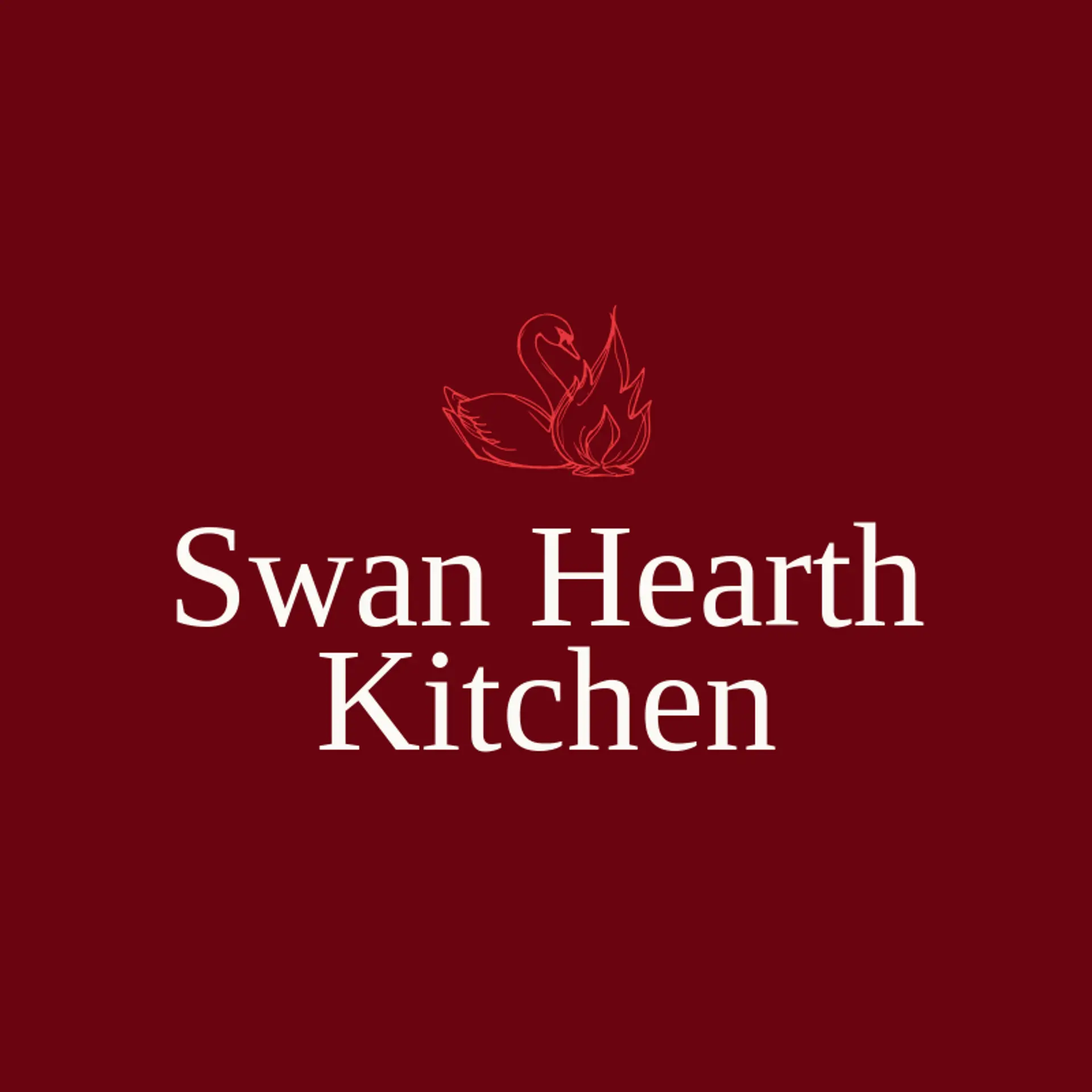 Swan Hearth Kitchen logo for swan