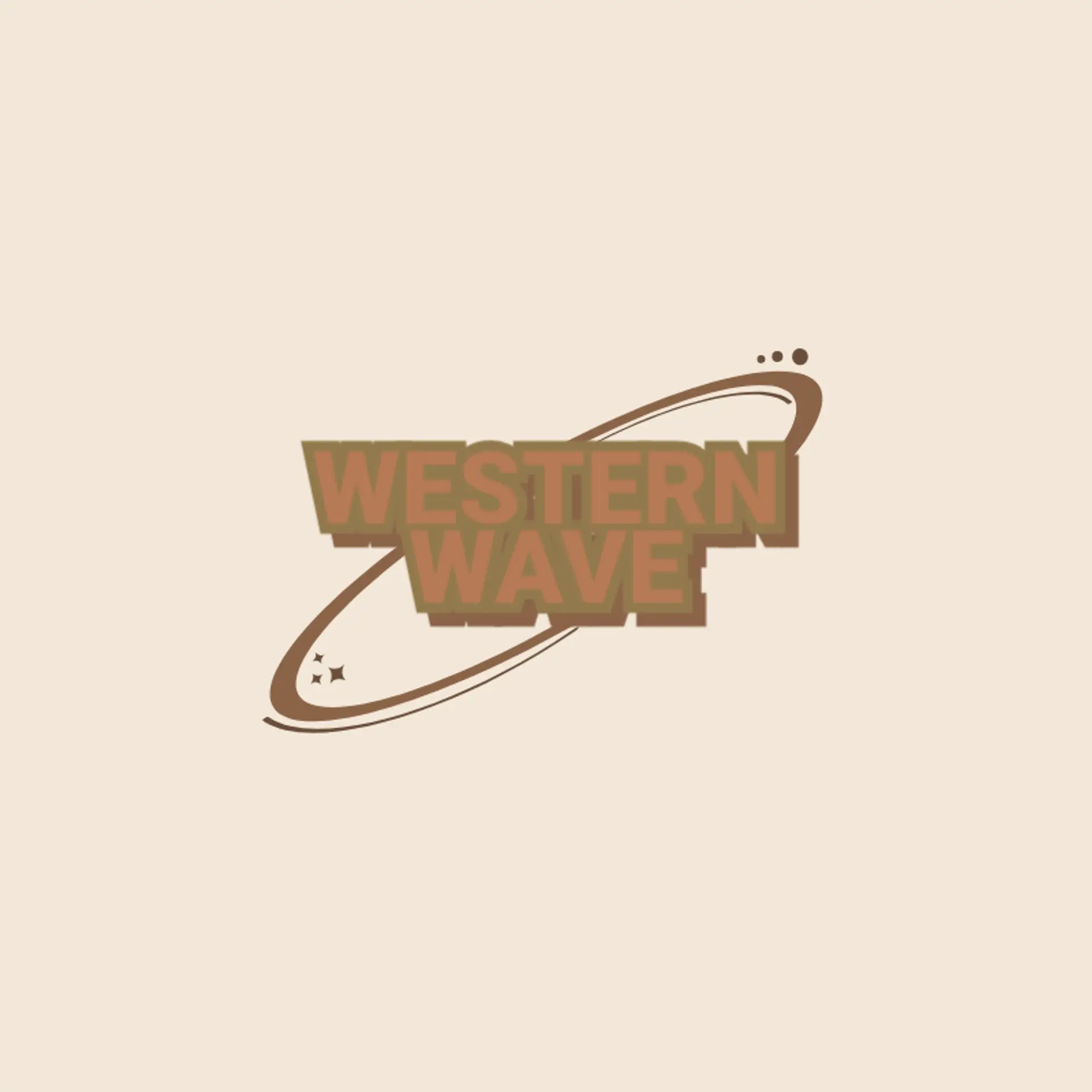 Western Wave logo for country music