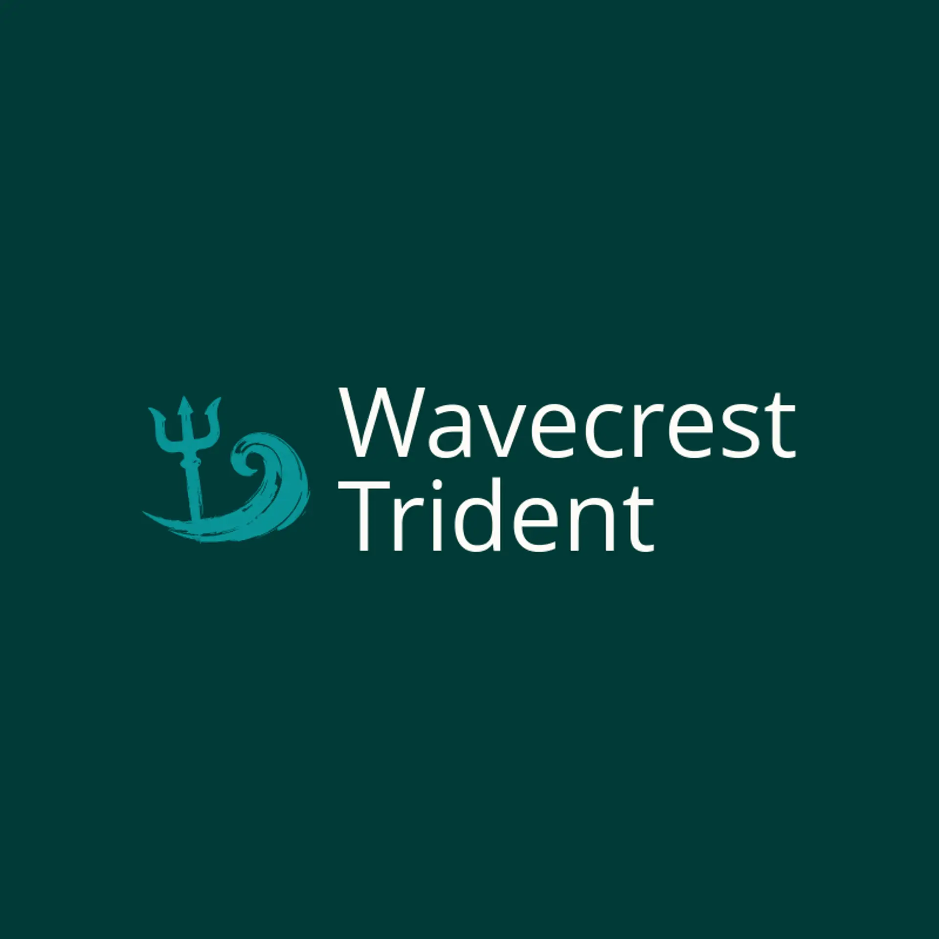 Wavecrest Trident logo for trident