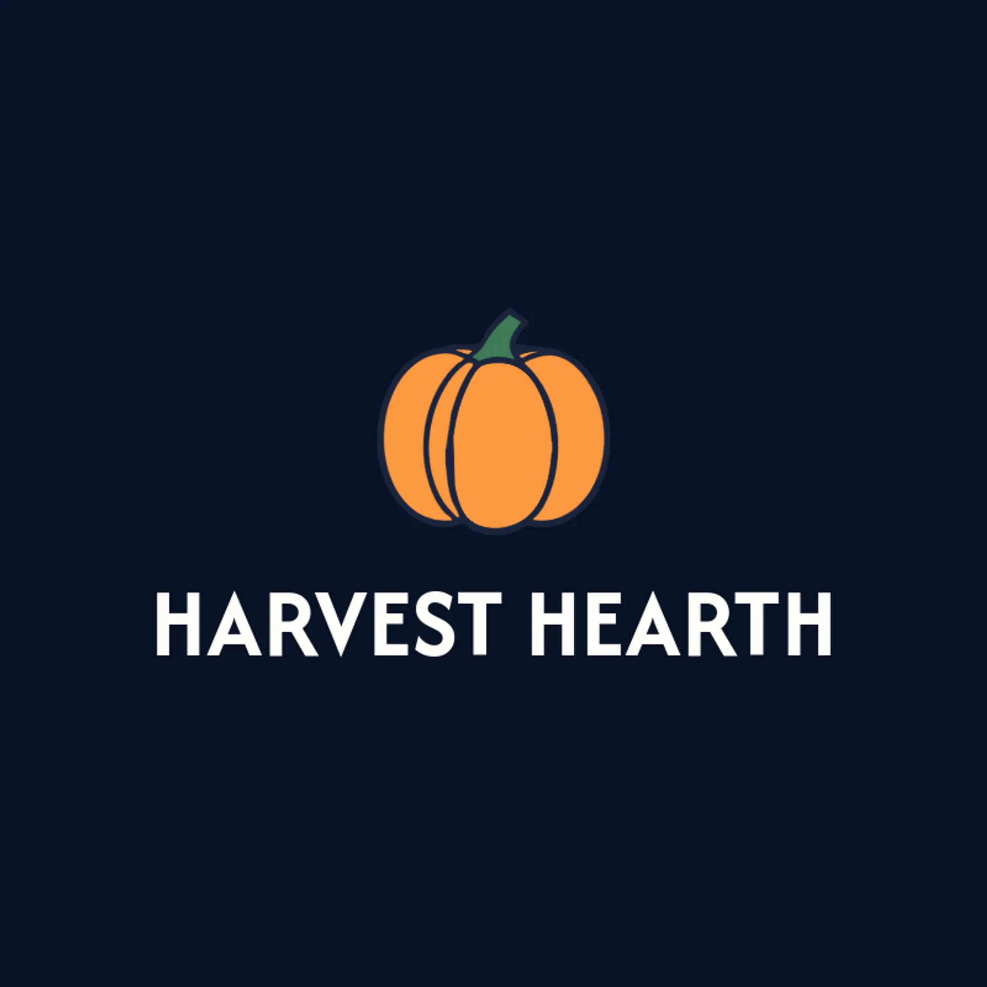 Harvest Hearth logo for pumpkin