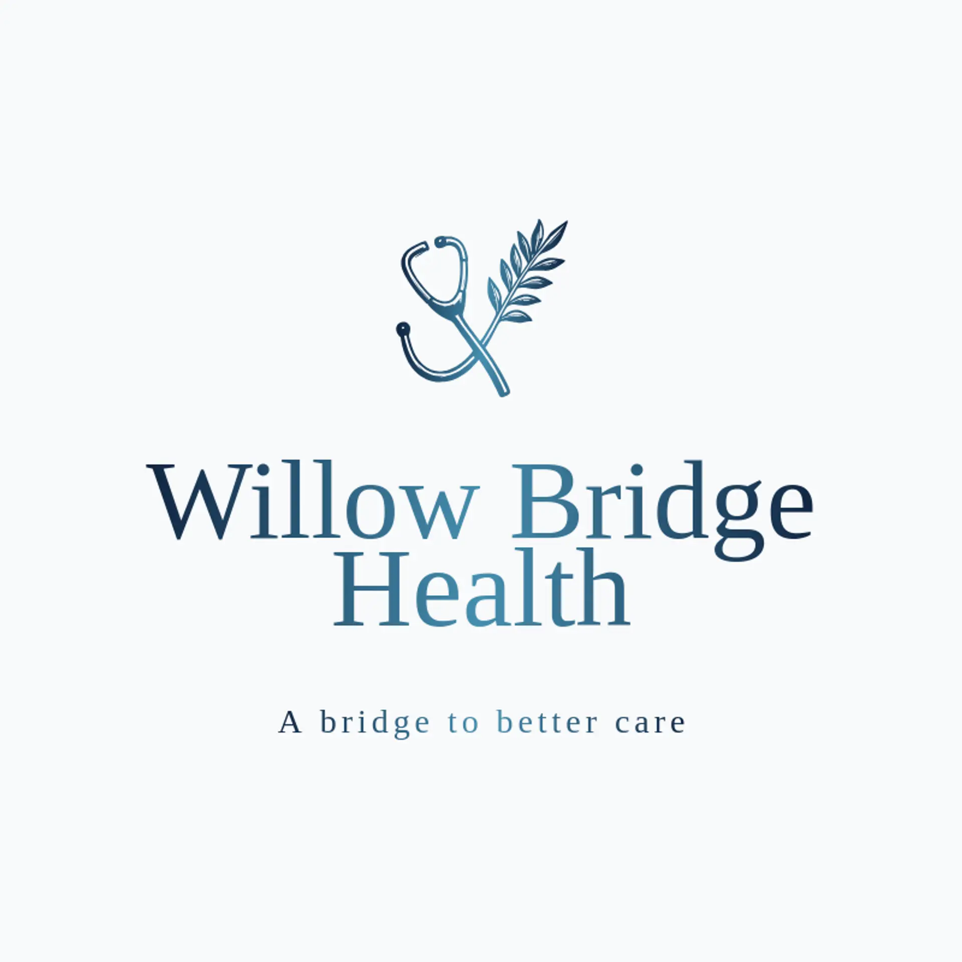 Willow Bridge Health logo for stethoscope