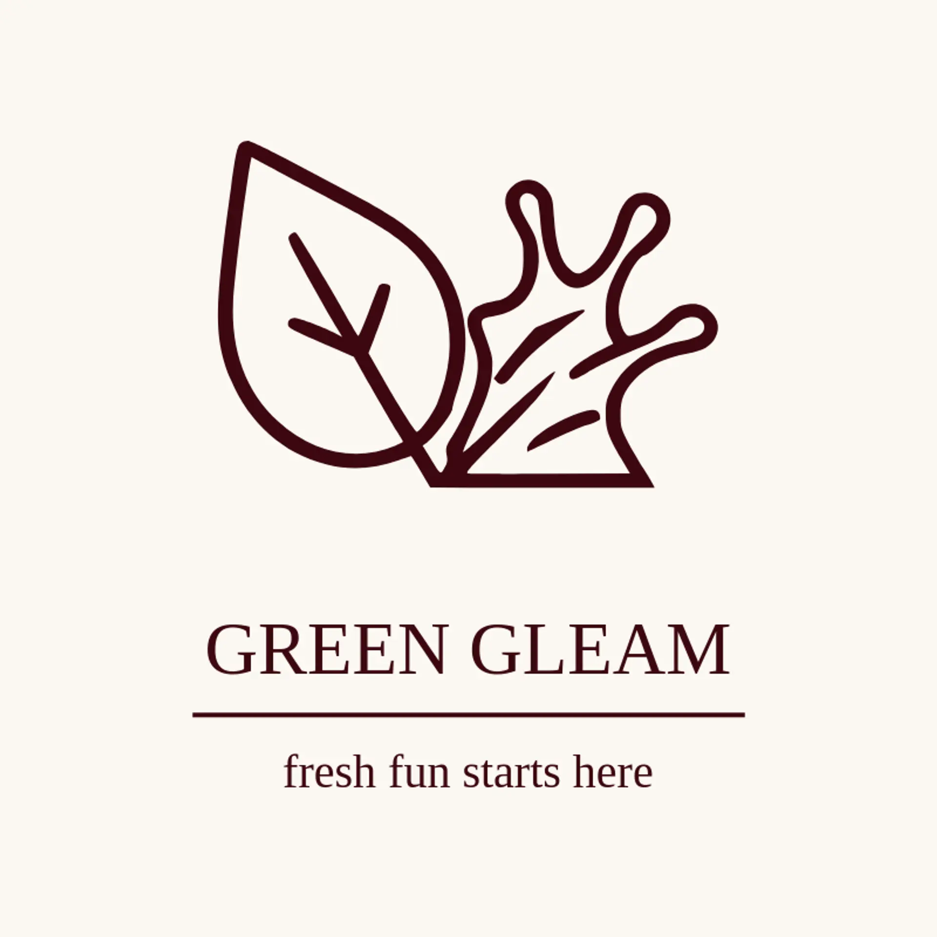 Green Gleam logo for slime