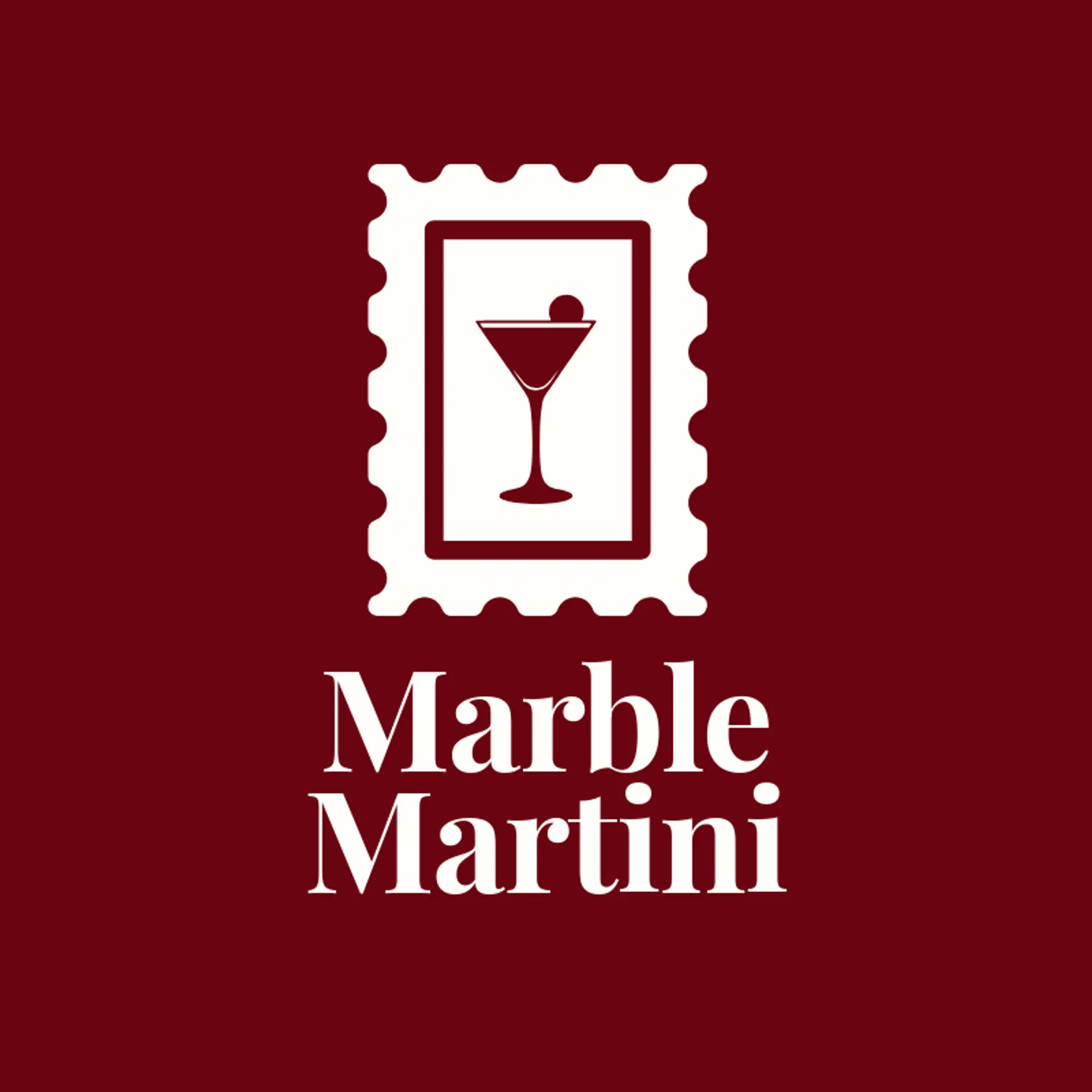 Marble Martini logo for martini