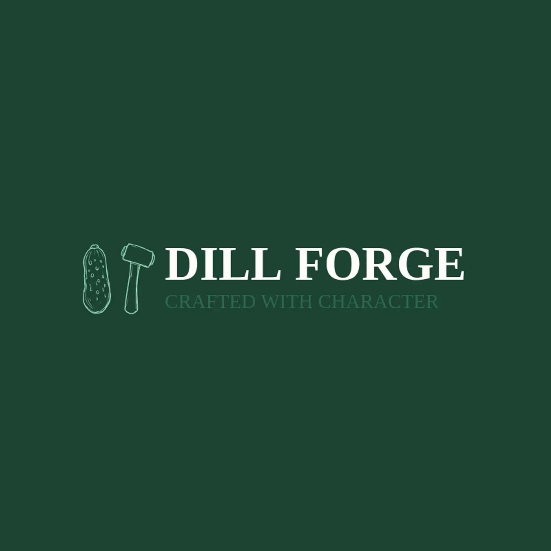 Dill Forge logo for pickle