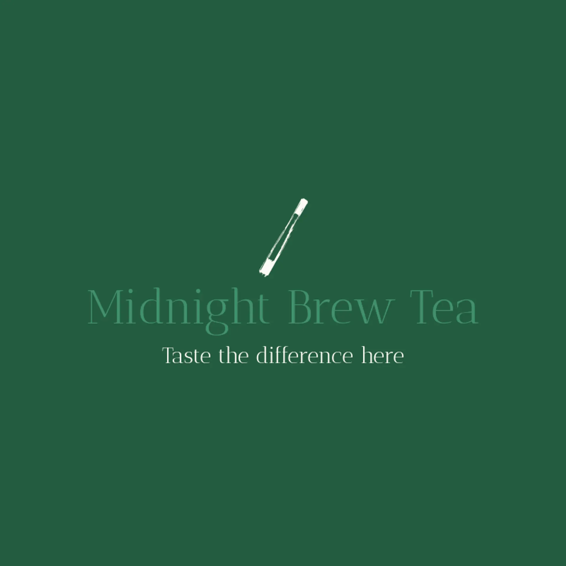 Midnight Brew Tea logo for milk tea