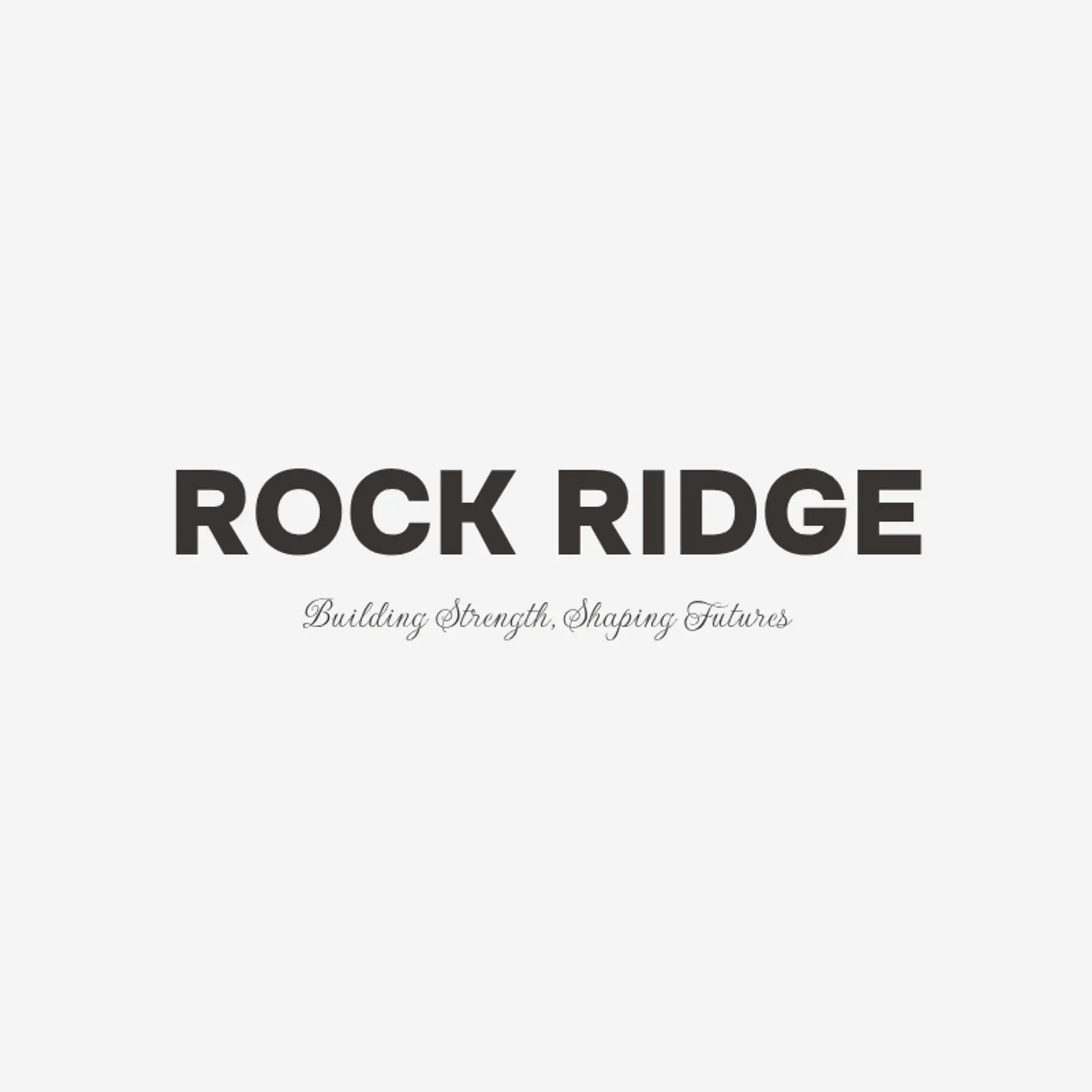 Rock Ridge logo for concrete construction