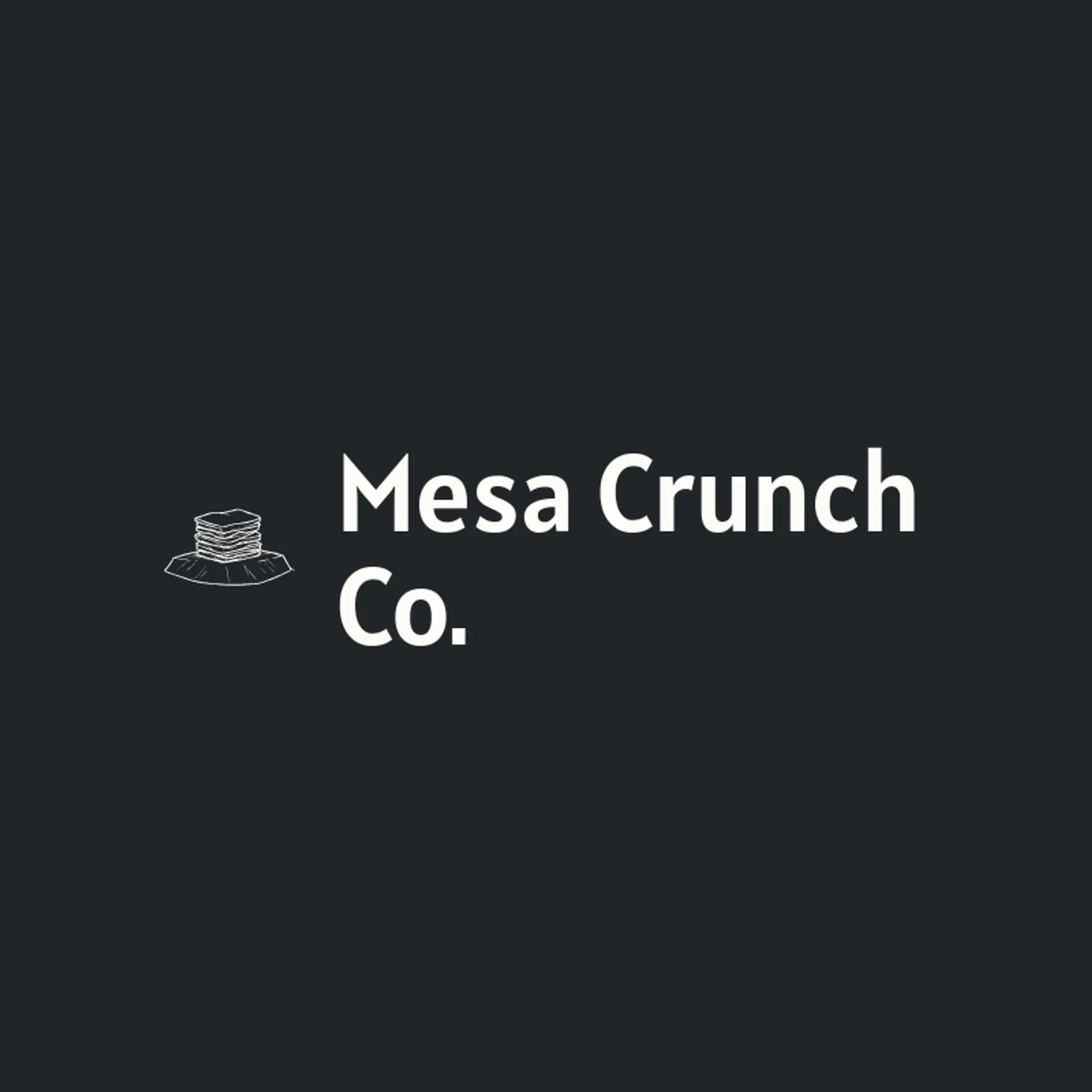 Mesa Crunch Co. logo for chips