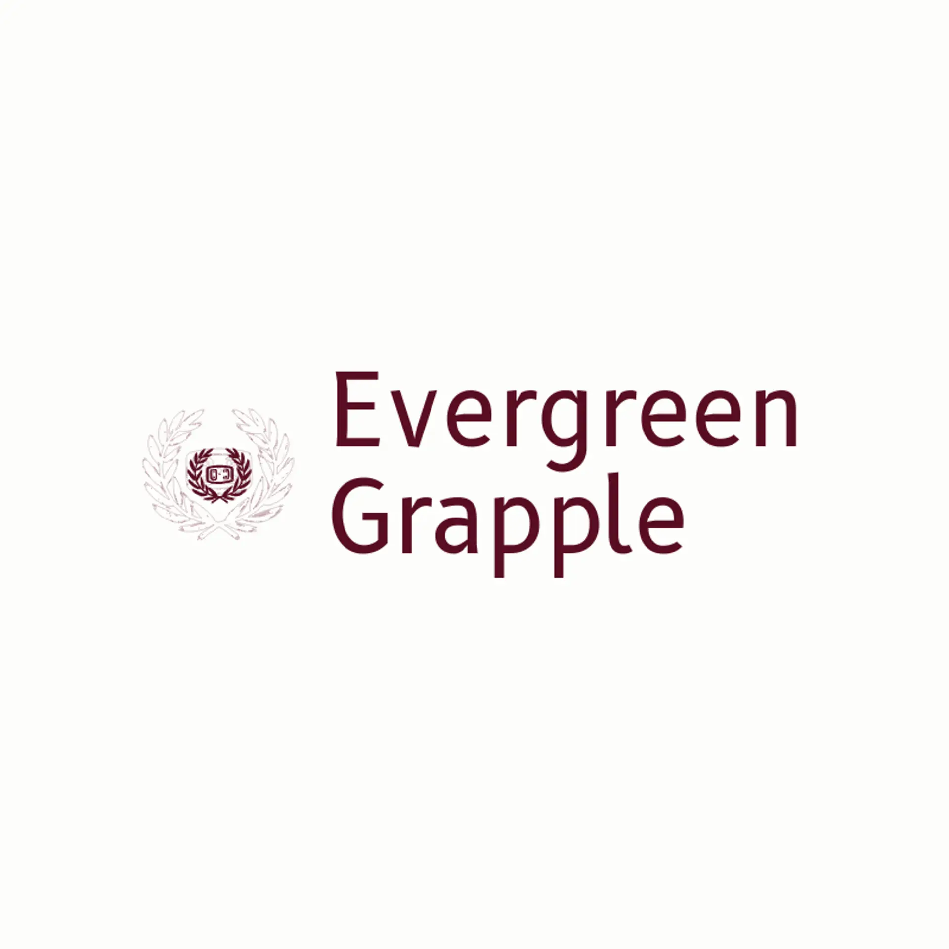 Evergreen Grapple logo for wrestling