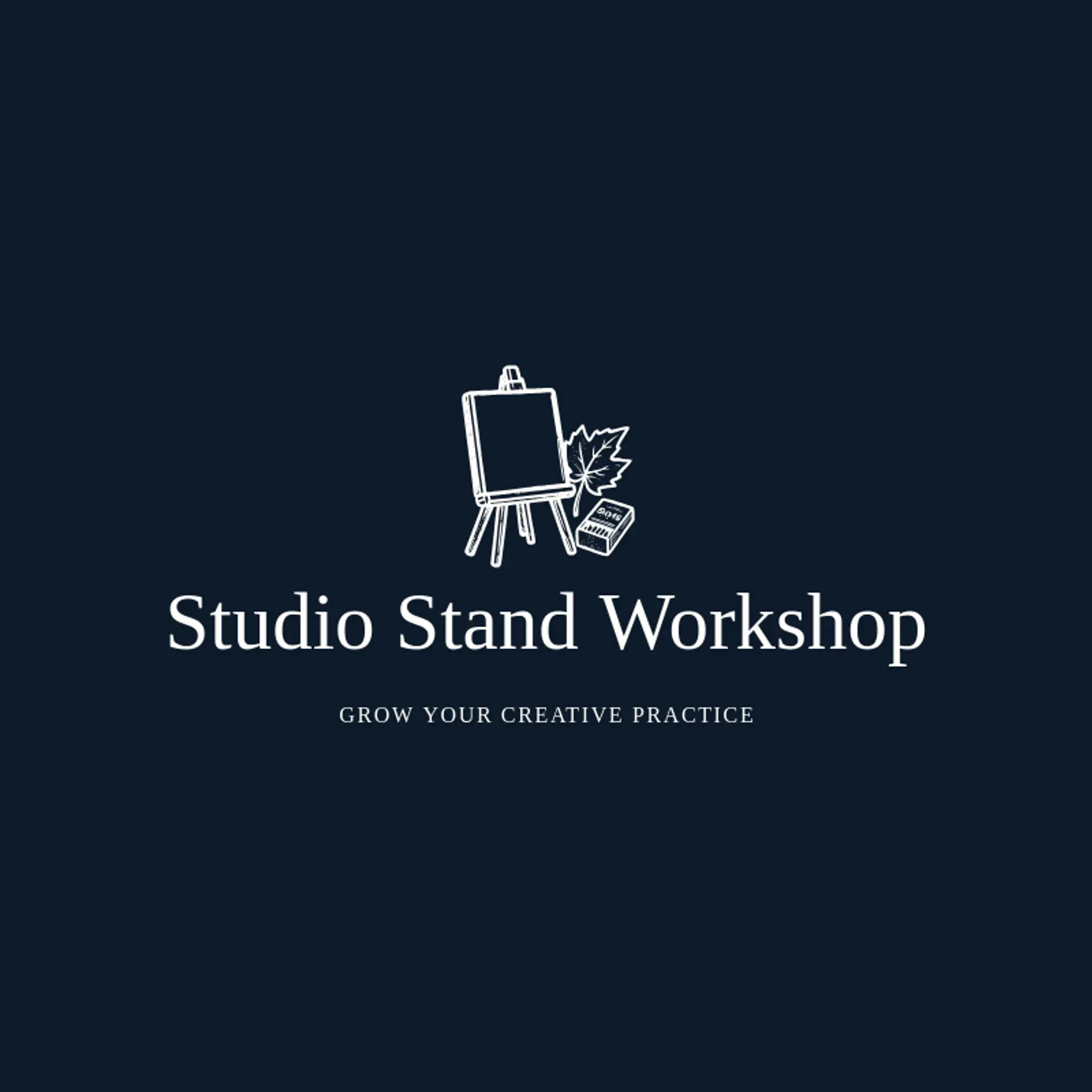 Studio Stand Workshop logo for drawing