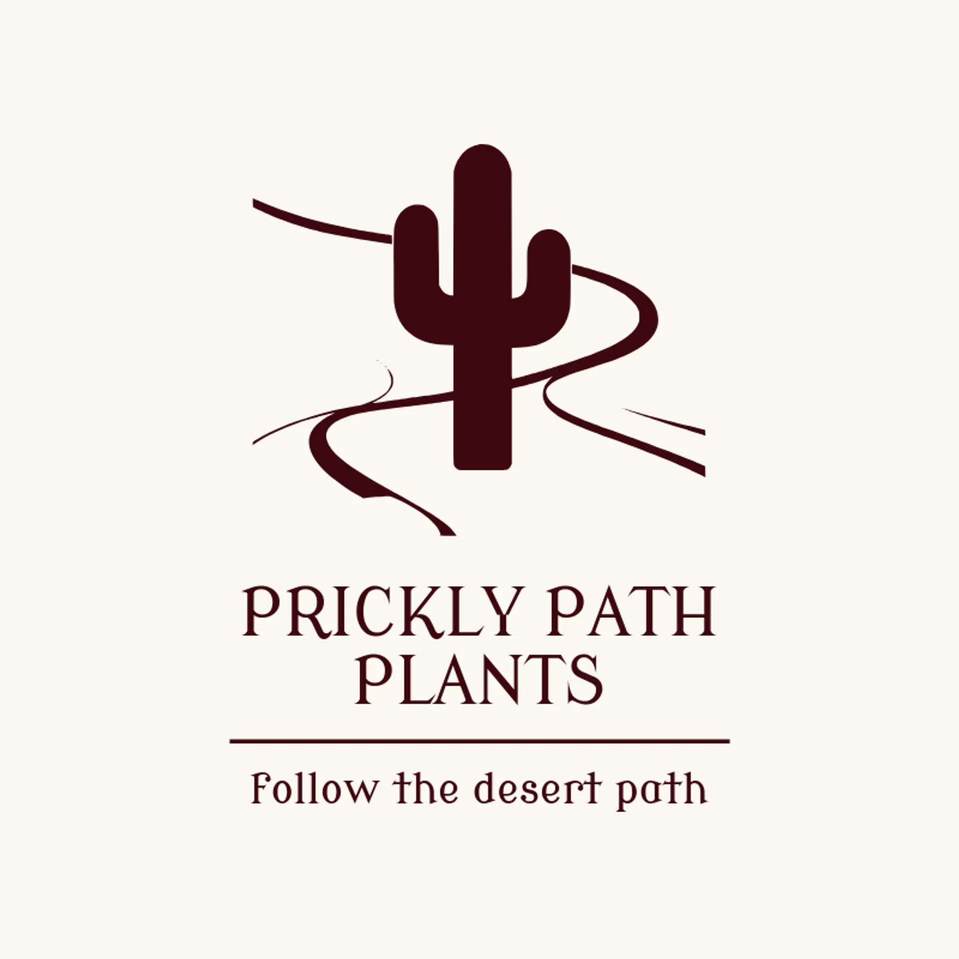 Prickly Path Plants logo for cactus