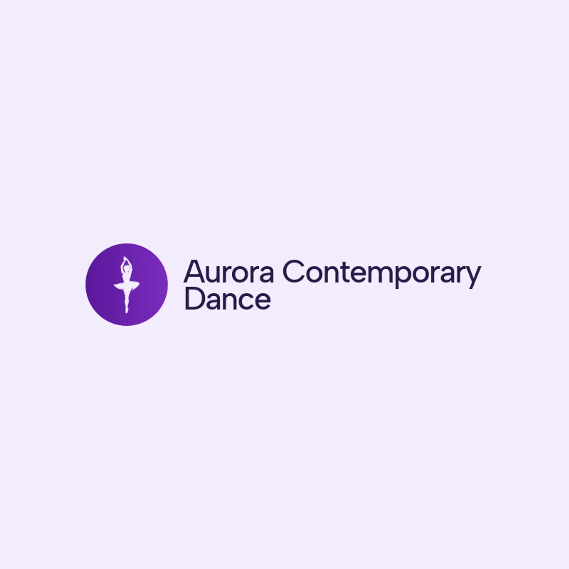Aurora Contemporary Dance logo for dance