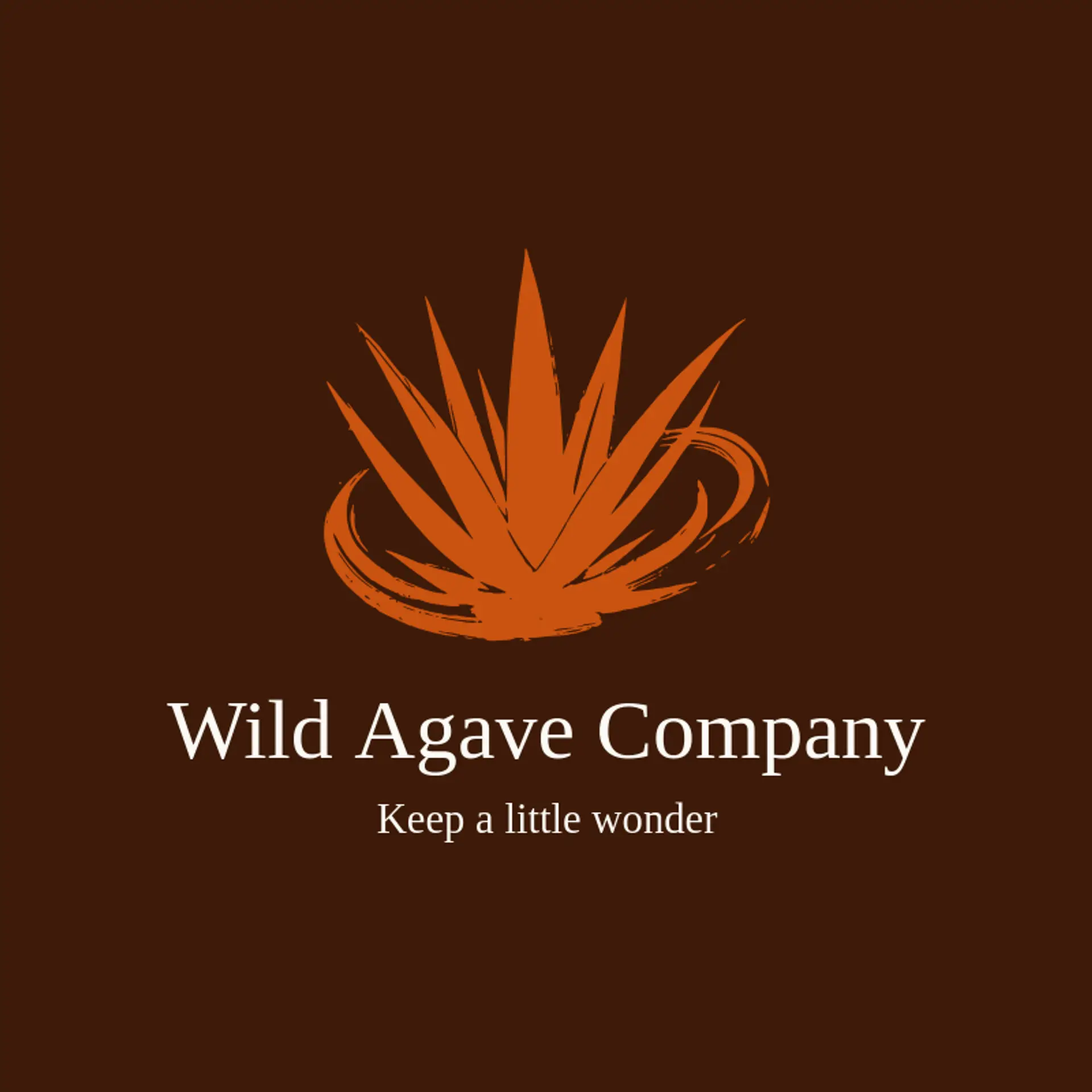 Wild Agave Company logo for tequila