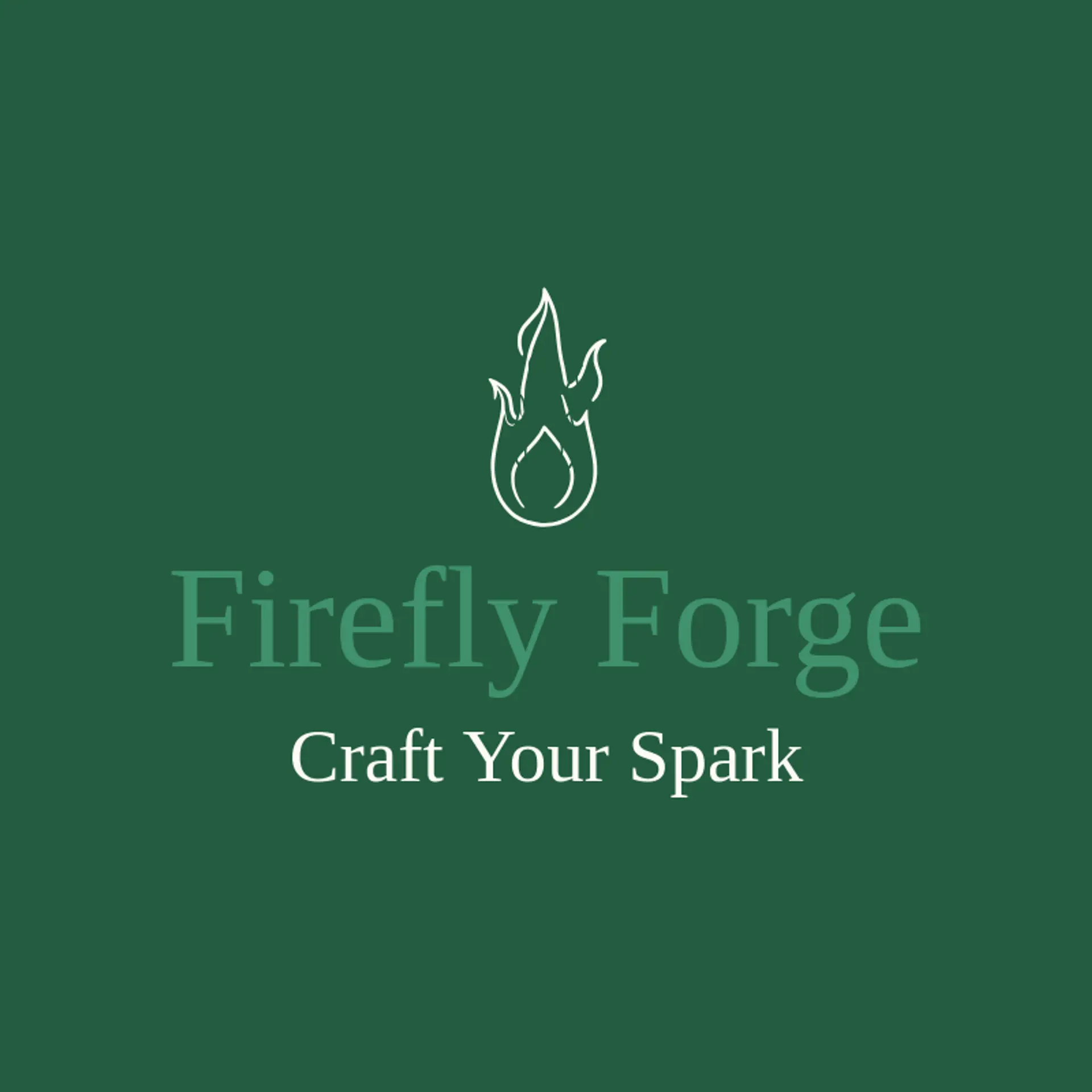 Firefly Forge logo for flame