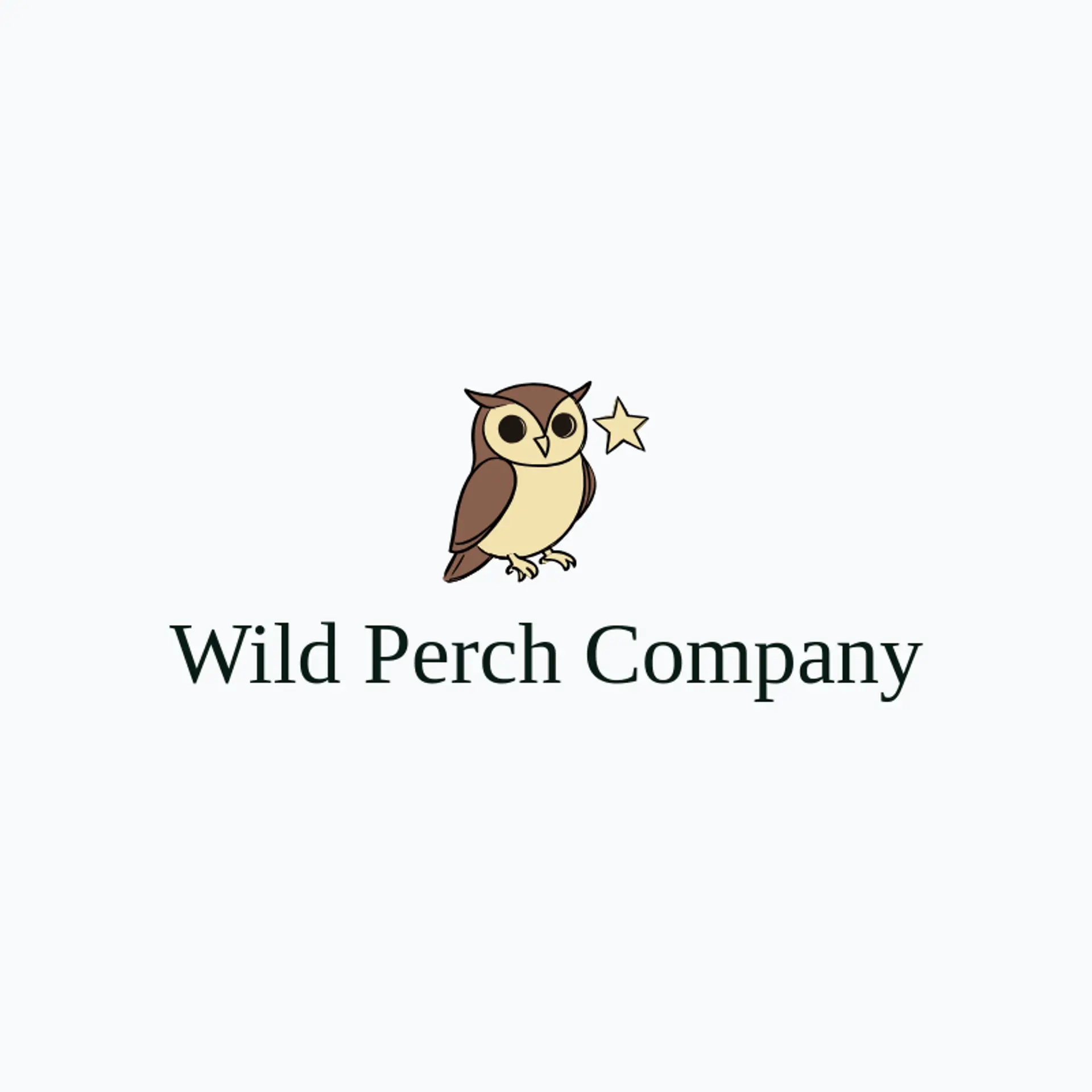 Wild Perch Company logo for hood