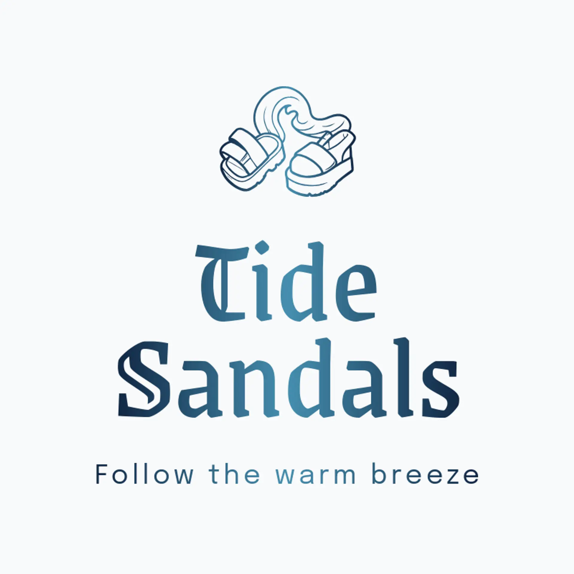 Tide Sandals logo for shoes