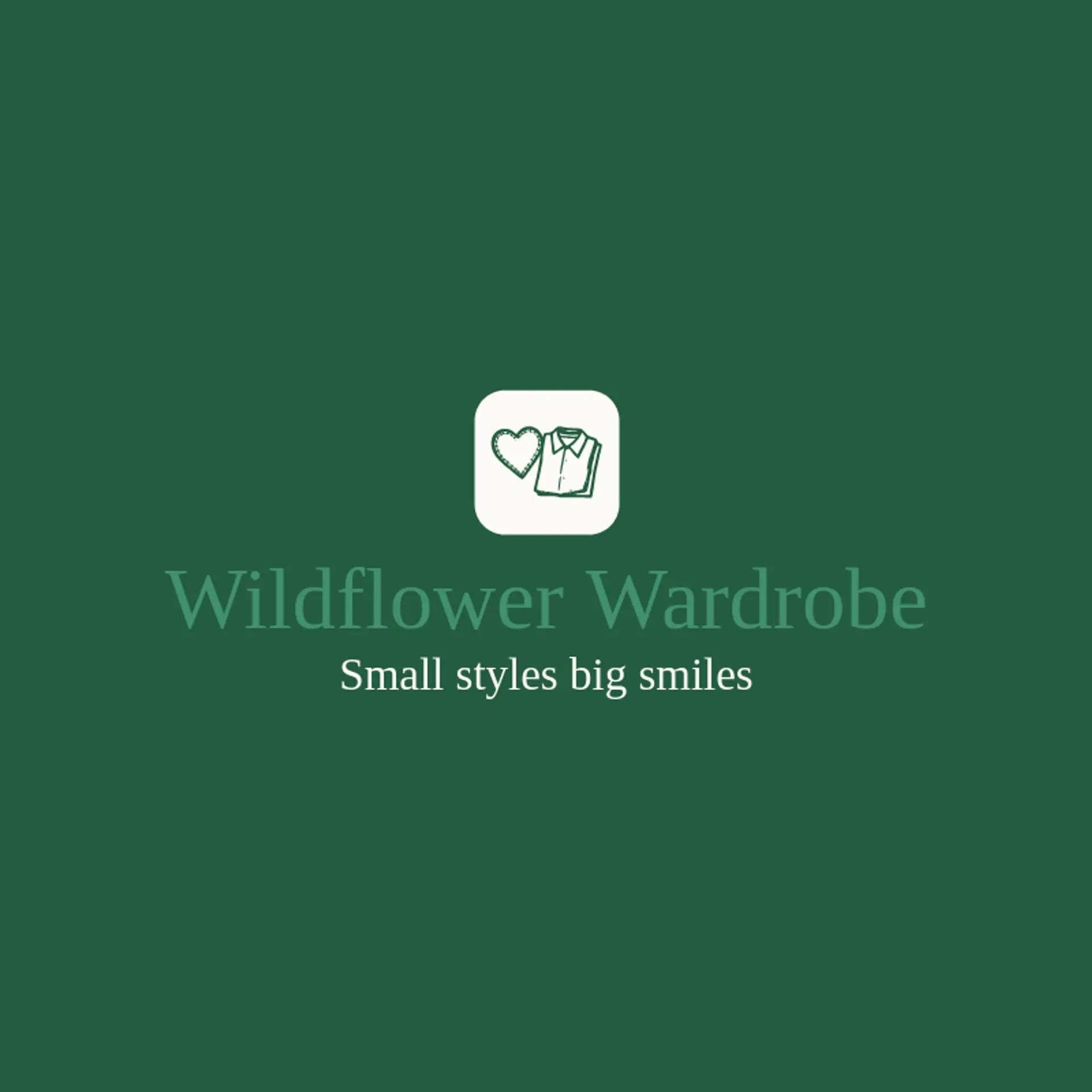 Wildflower Wardrobe logo for kids clothing